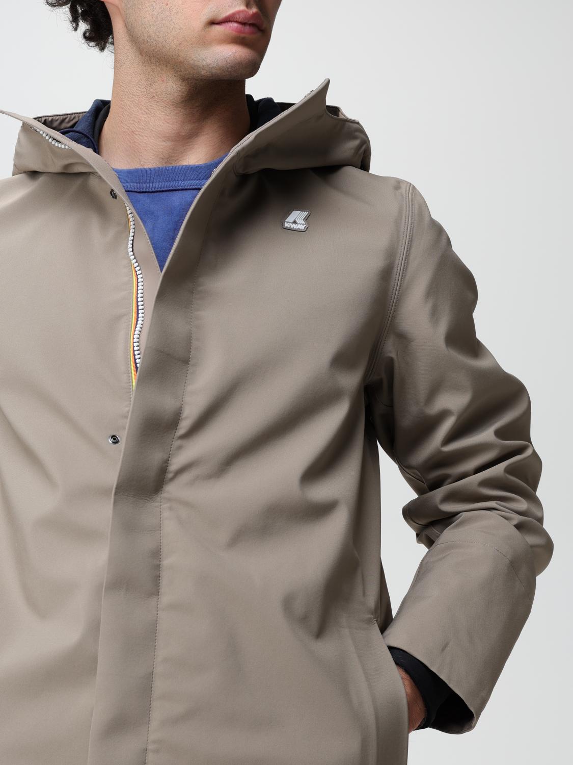 K-WAY JACKET: Jacket men K-way, Beige - Img 4