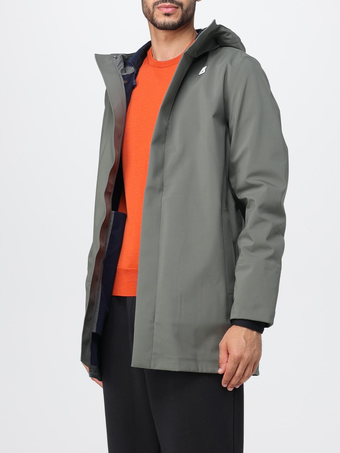 K-WAY 外套: 外套 男士 K-way, 军绿色 - Img 3