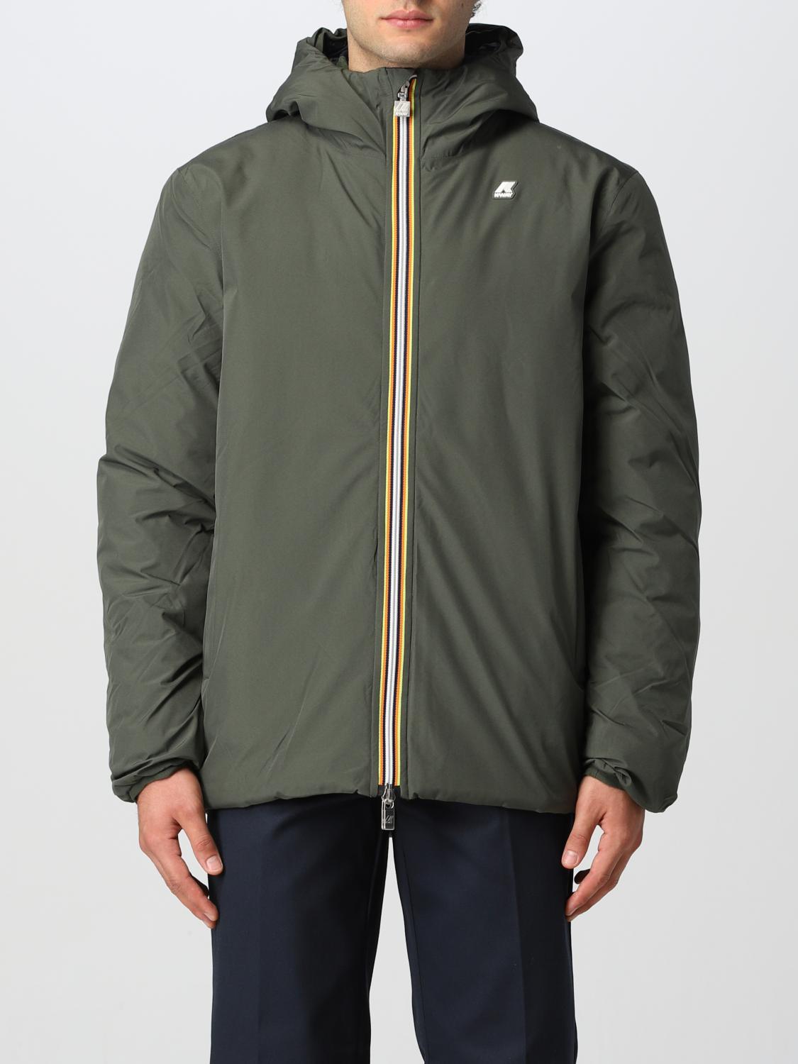 K-WAY JACKET: Jacket men K-way, Green - Img 1