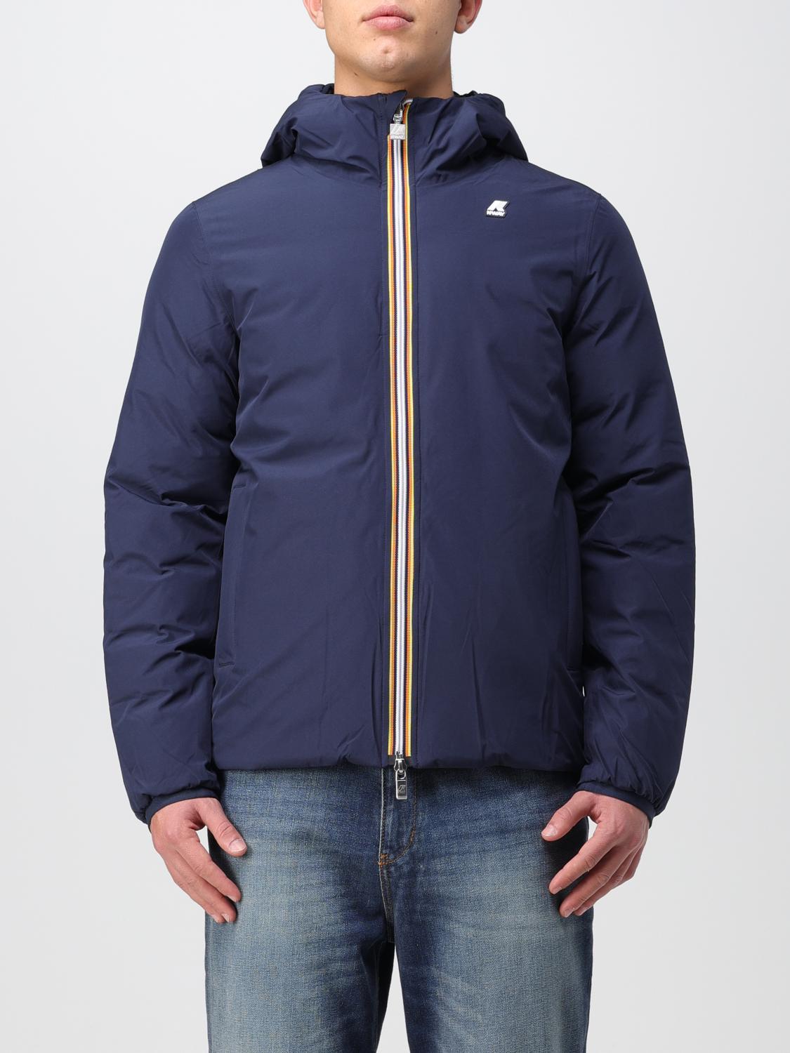 K-WAY JACKET: Jacket men K-way, Blue 2 - Img 1