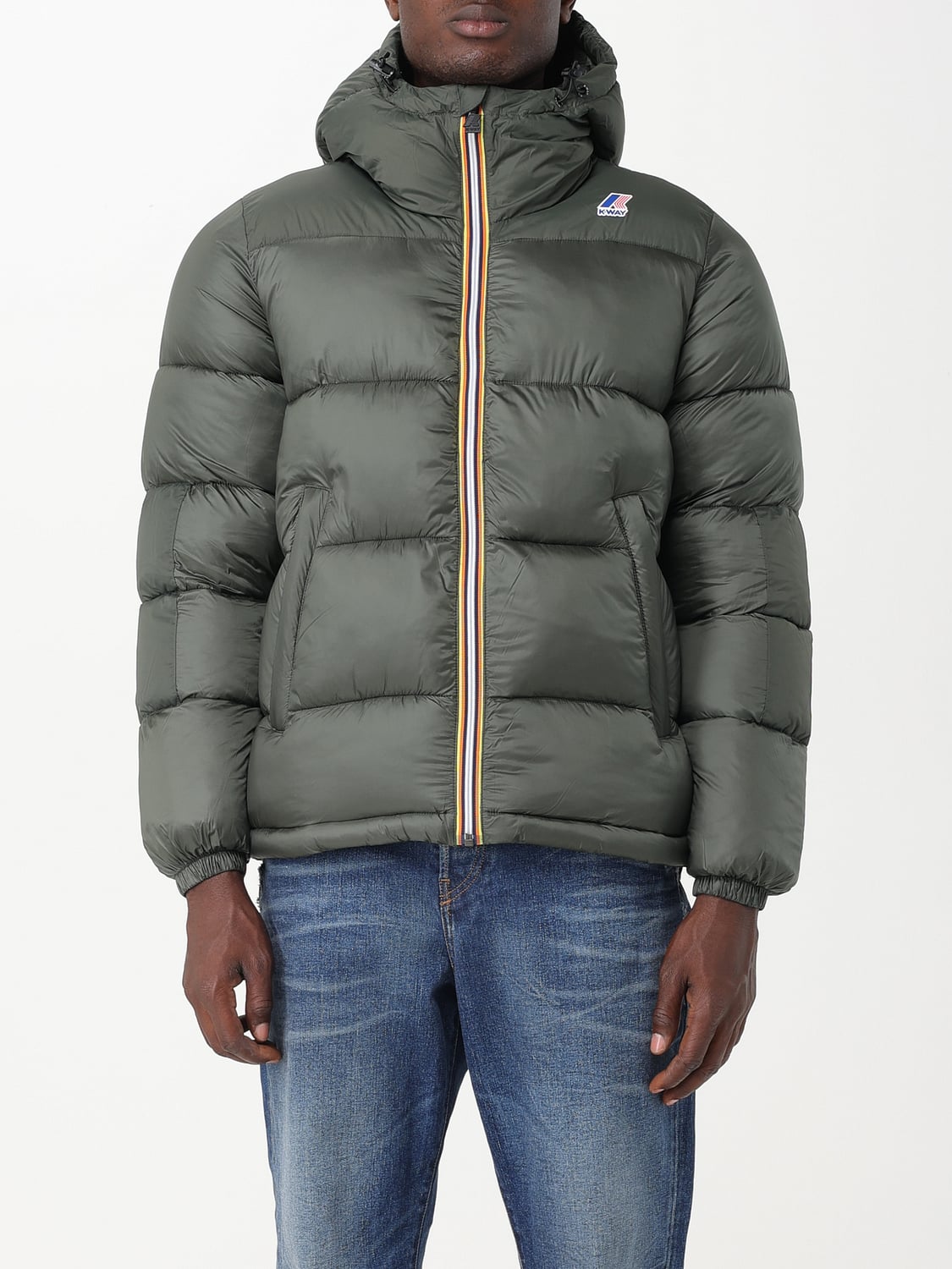 K-WAY JACKET: Jacket men K-way, Forest Green - Img 1