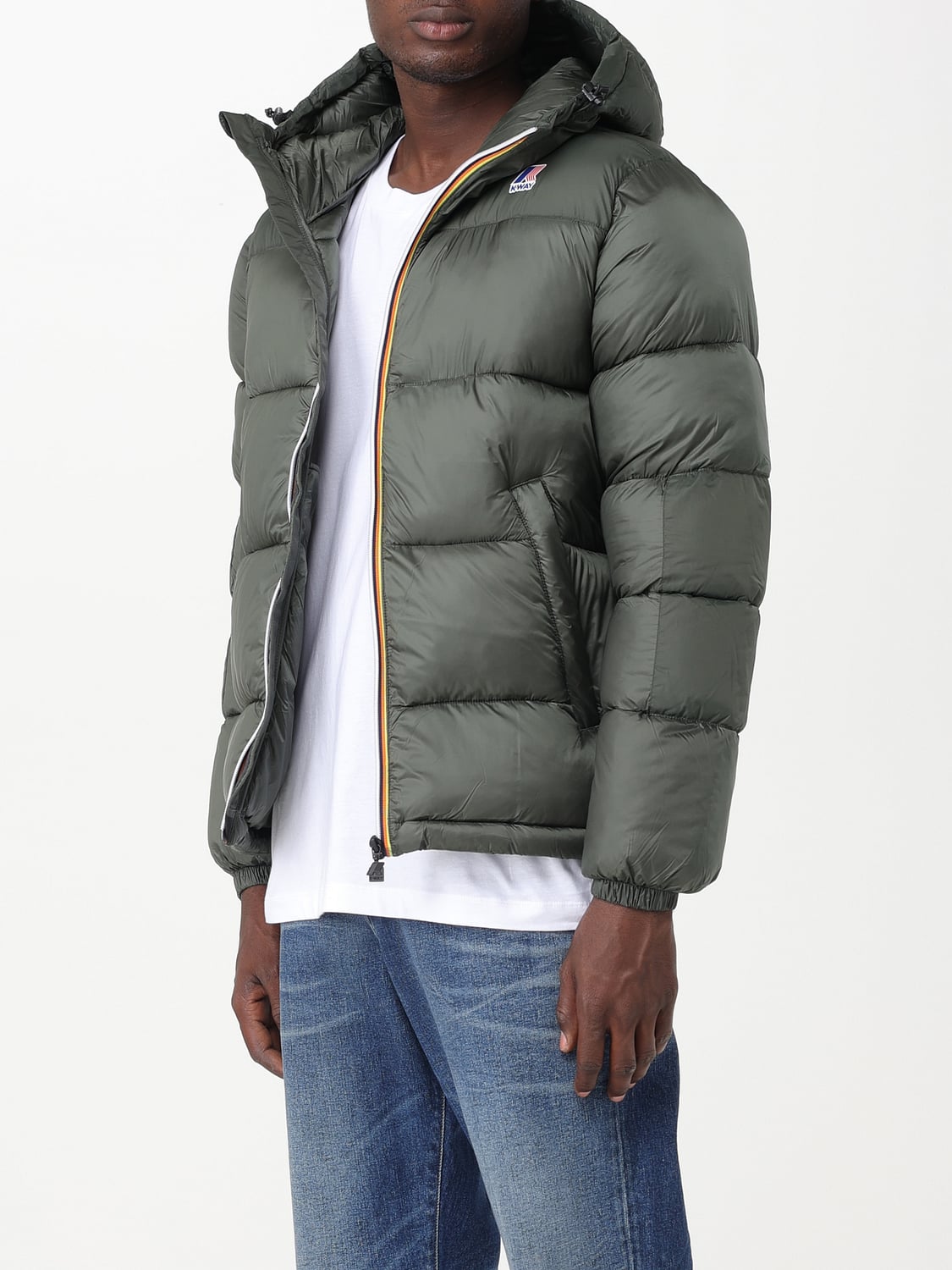 K-WAY JACKET: Jacket men K-way, Forest Green - Img 3