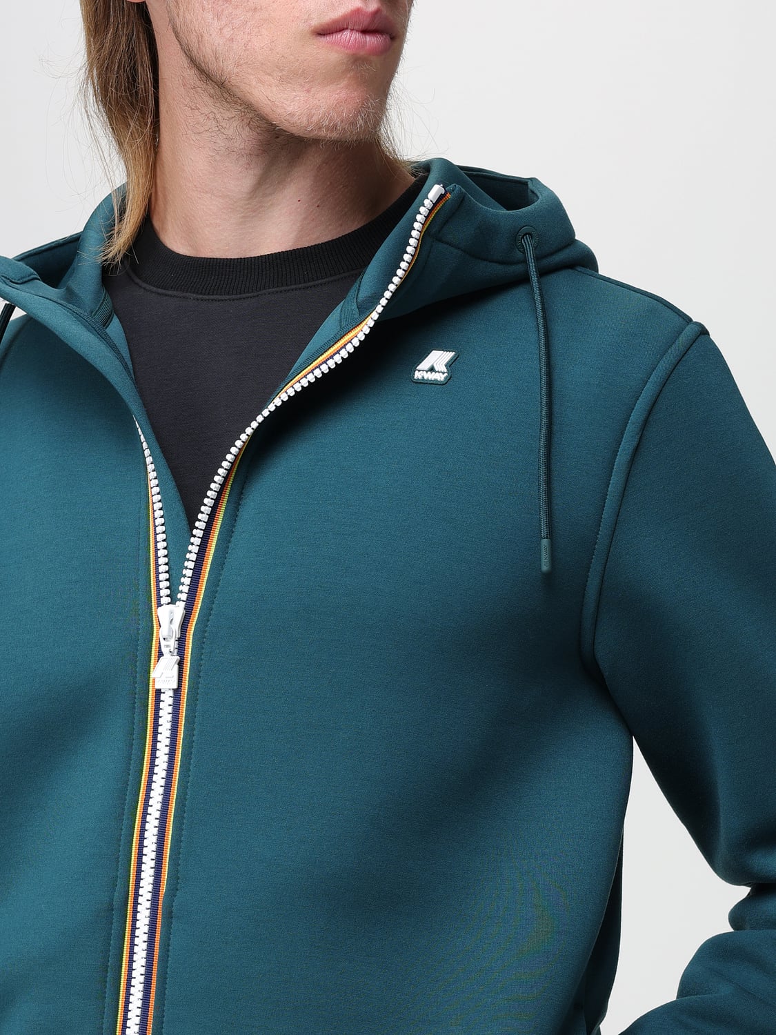 K-WAY SUDADERA: Sudadera hombre K-way, Petróleo Azul - Img 4