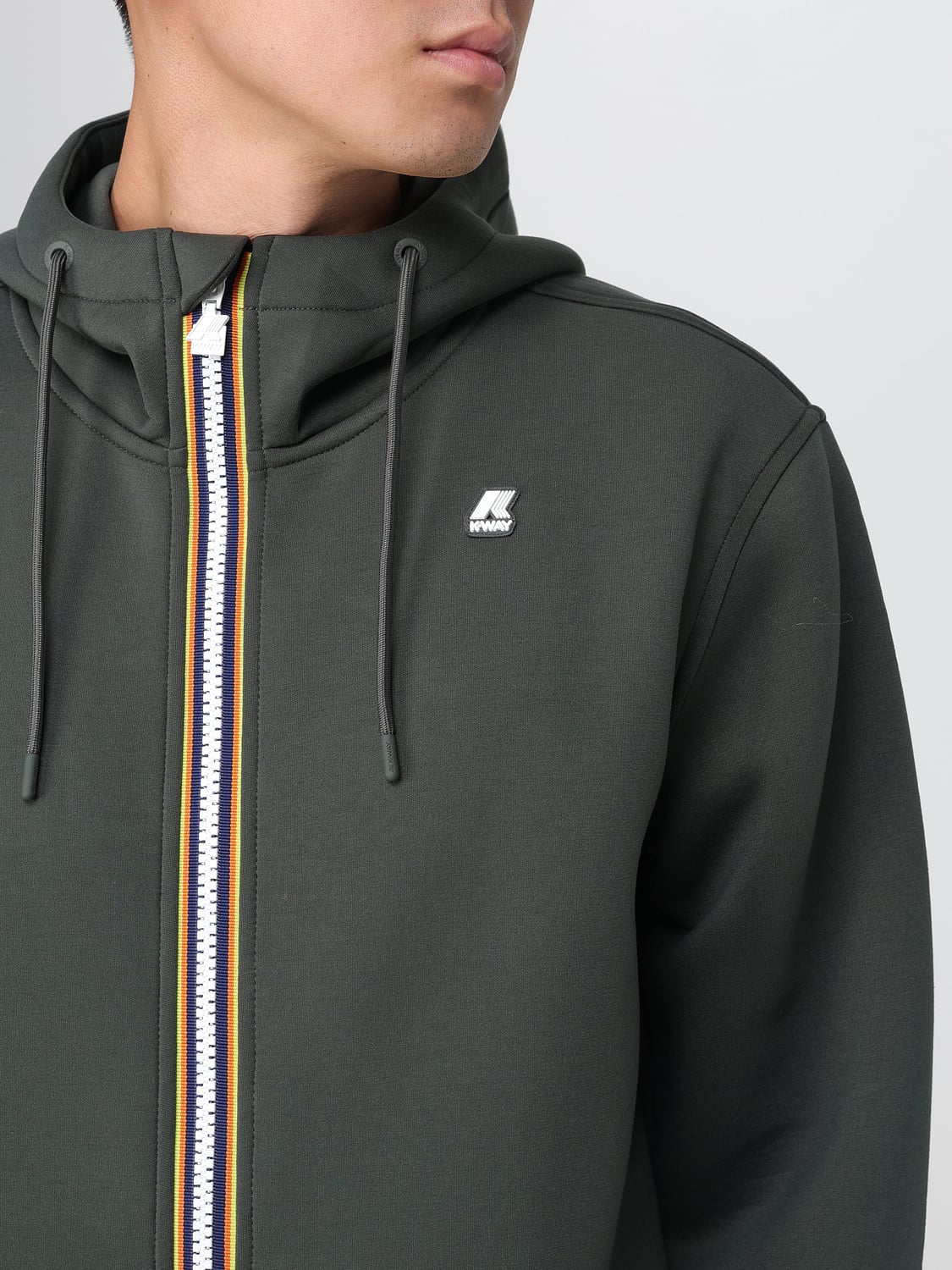 K-WAY SUDADERA: Sudadera hombre K-way, Militar - Img 4