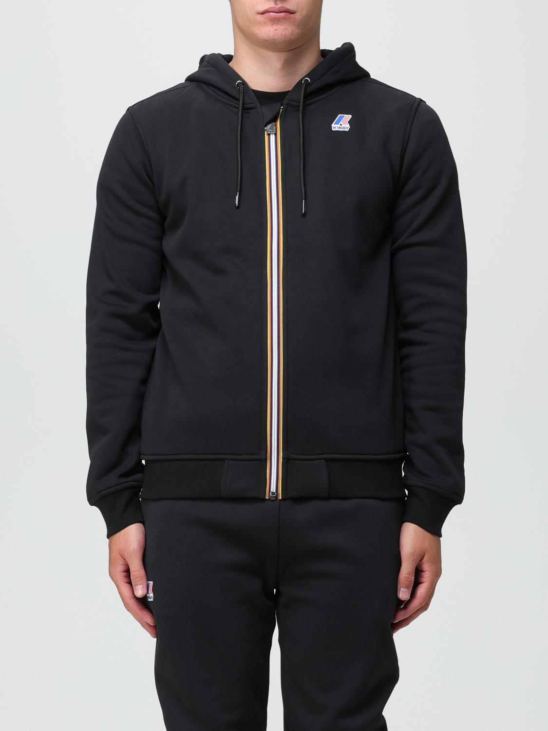 K-WAY SWEATSHIRT: Sweatshirt men K-way, Black - Img 1