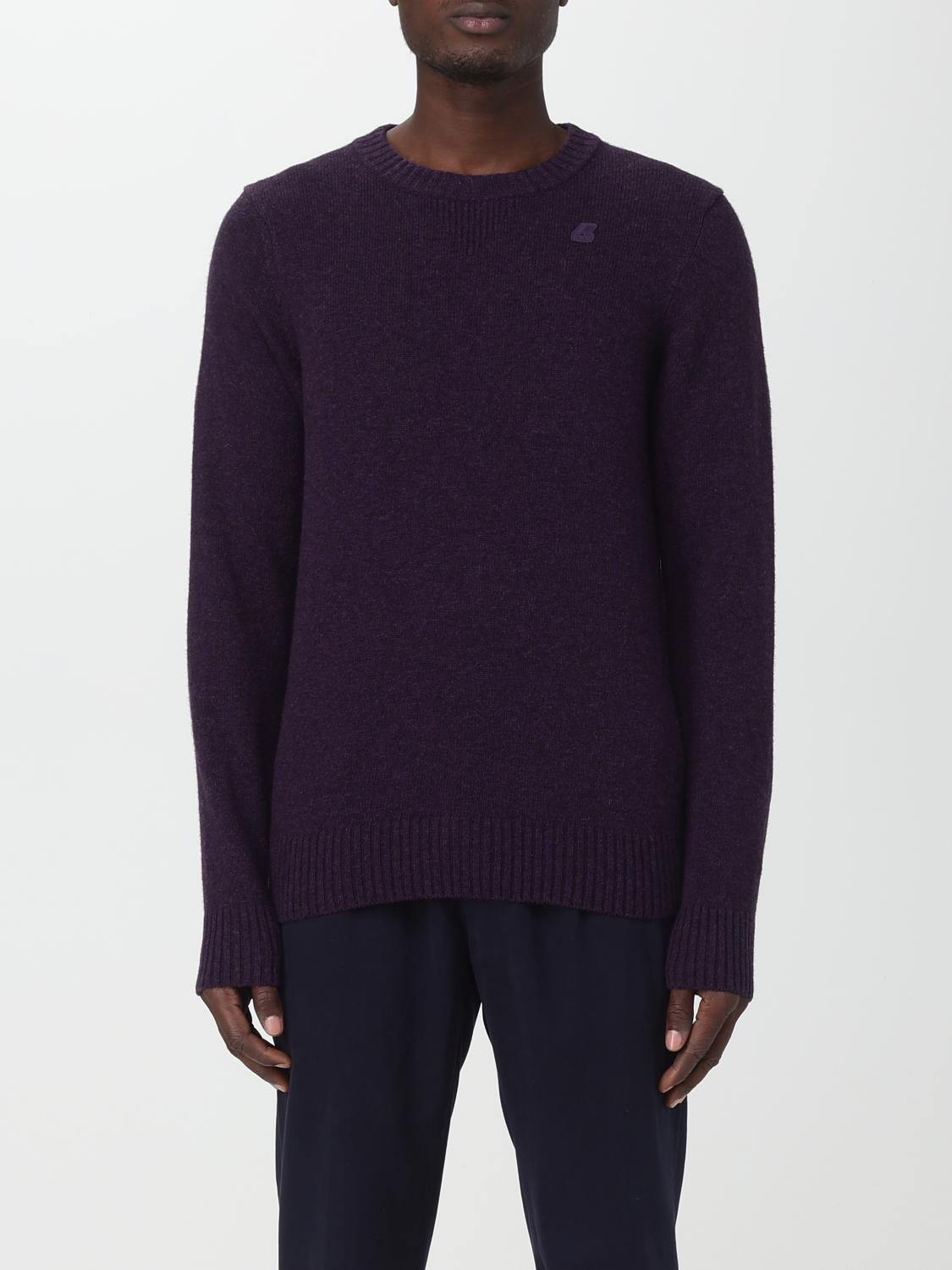 K-WAY PULLOVER: Pullover herren K-way, Violett - Img 1