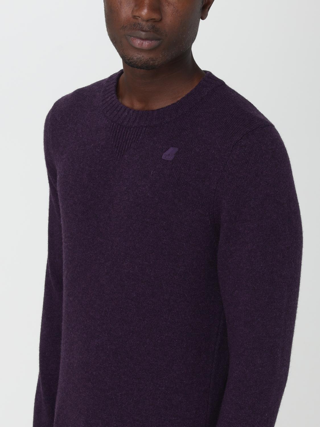 K-WAY PULLOVER: Pullover herren K-way, Violett - Img 3