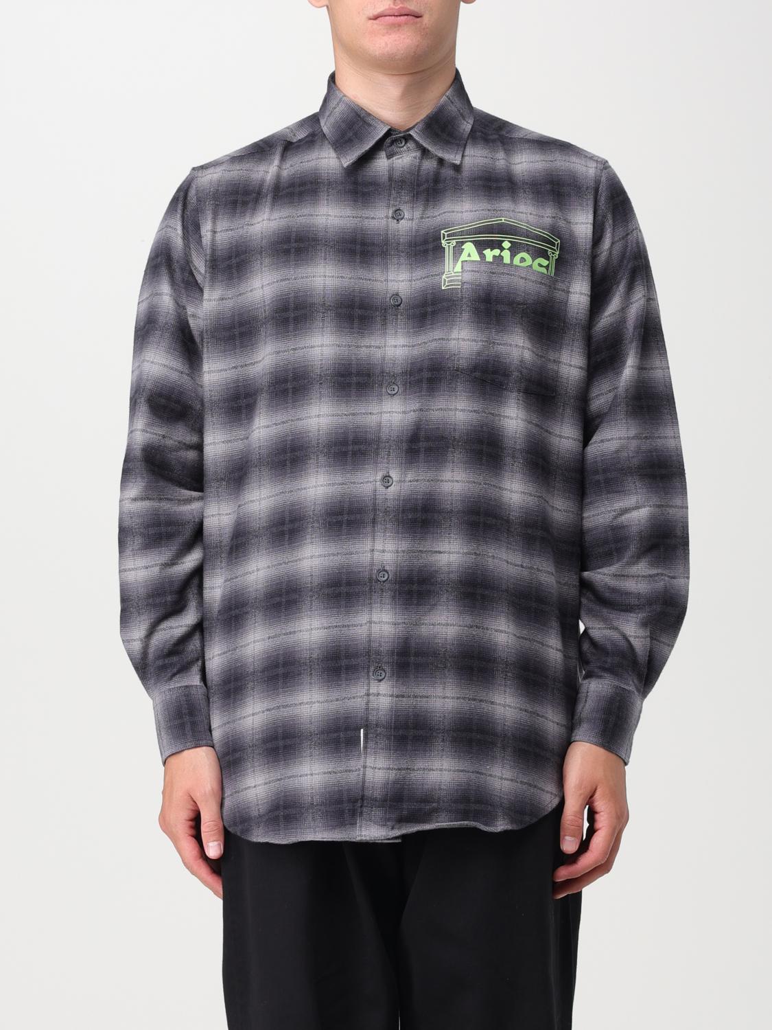ARIES CAMICIA: Camicia Aries in cotone, Nero - Img 1