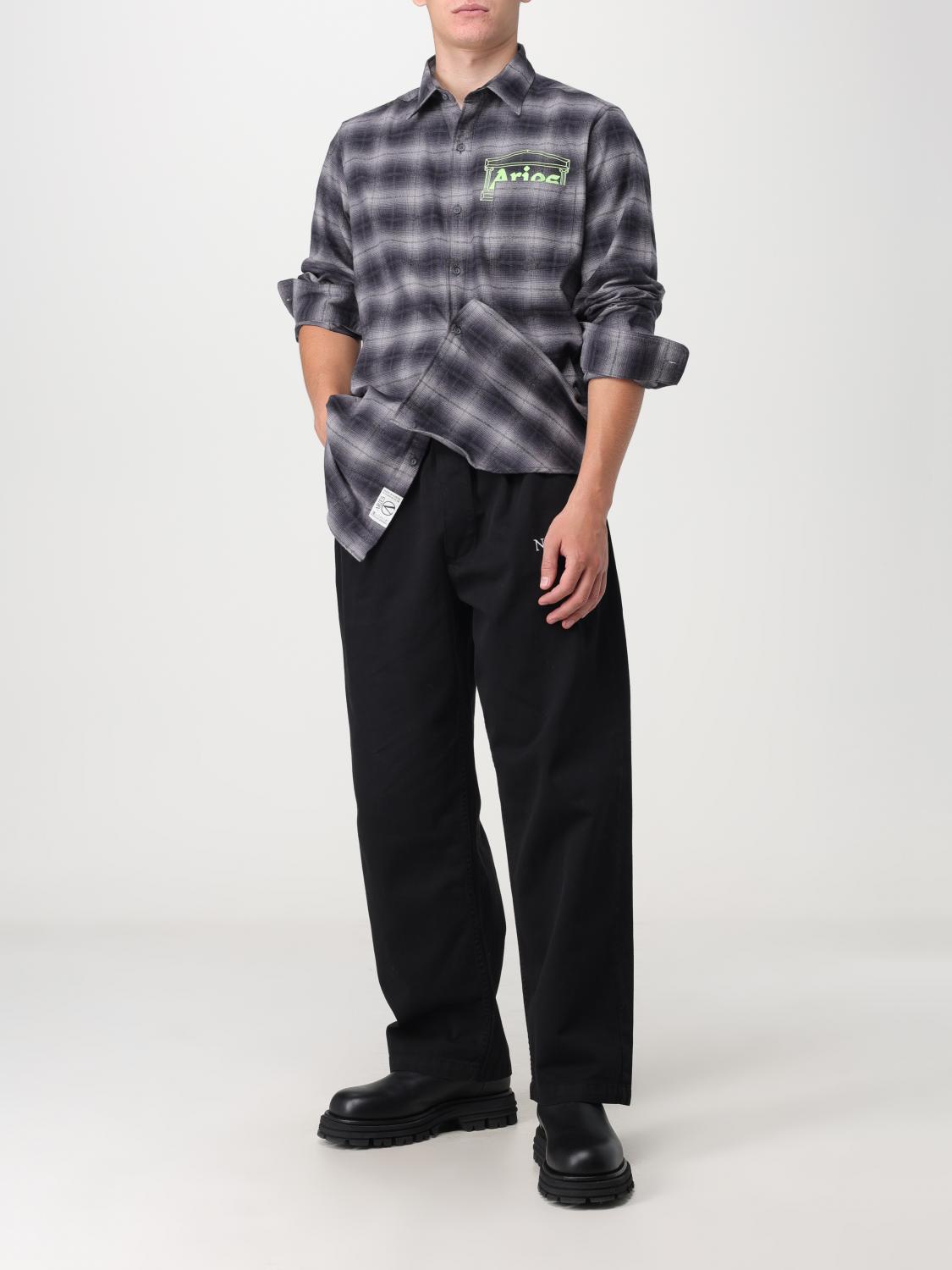 ARIES CAMICIA: Camicia Aries in cotone, Nero - Img 2