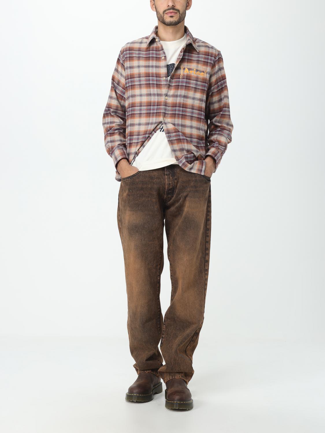 ARIES SHIRT: Shirt men Aries, Beige - Img 2