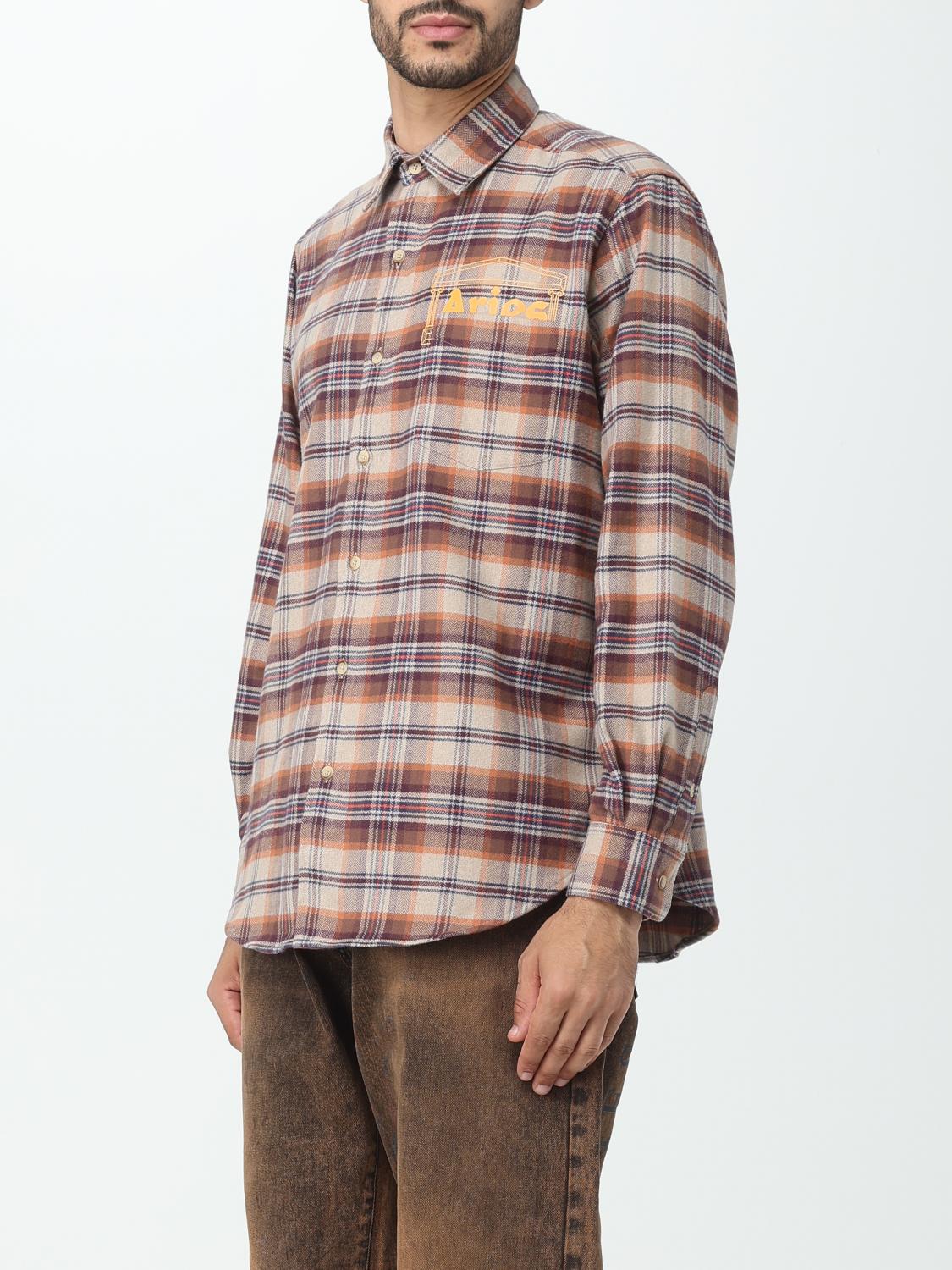 ARIES SHIRT: Shirt men Aries, Beige - Img 4