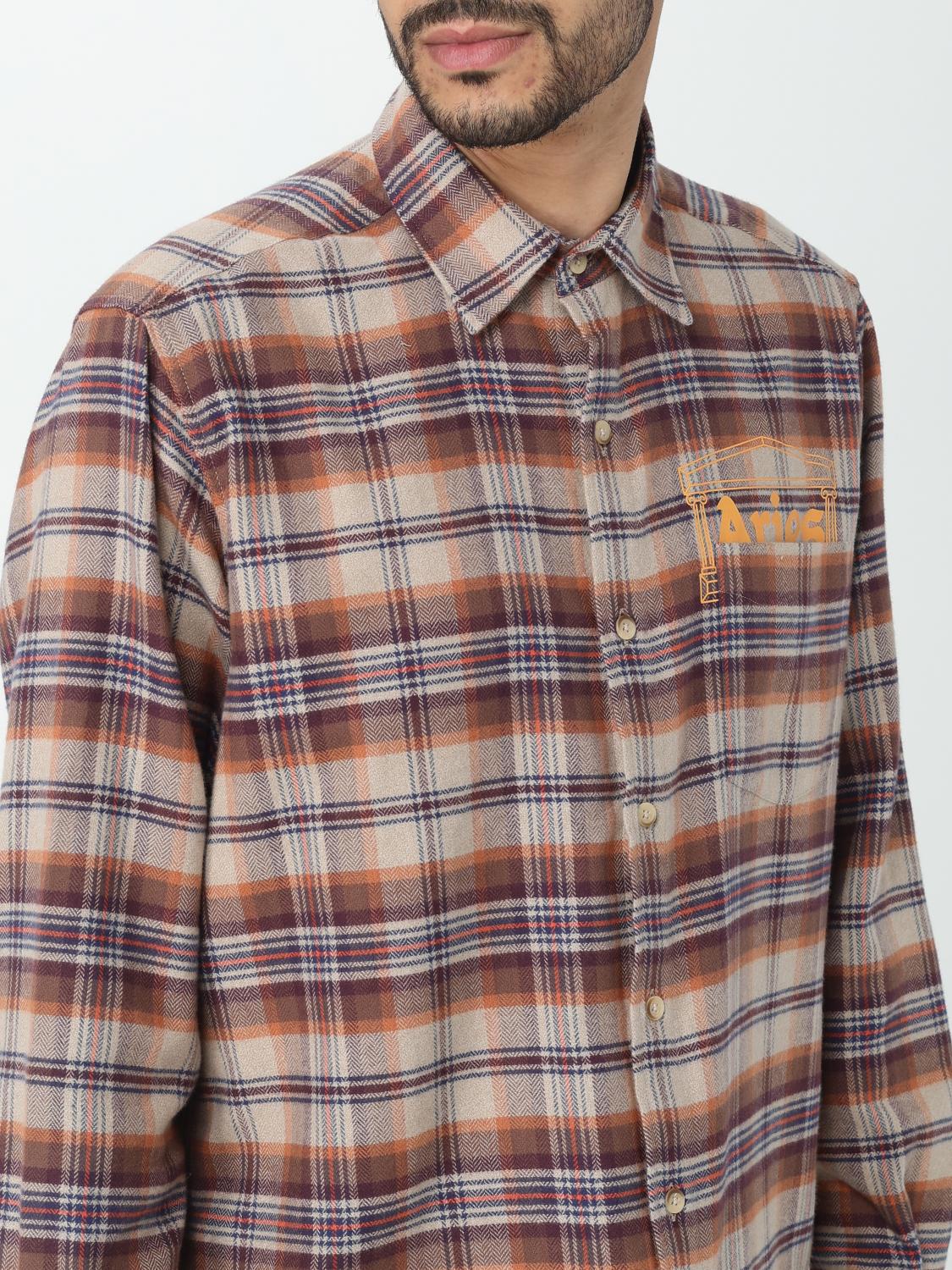 ARIES SHIRT: Shirt men Aries, Beige - Img 5