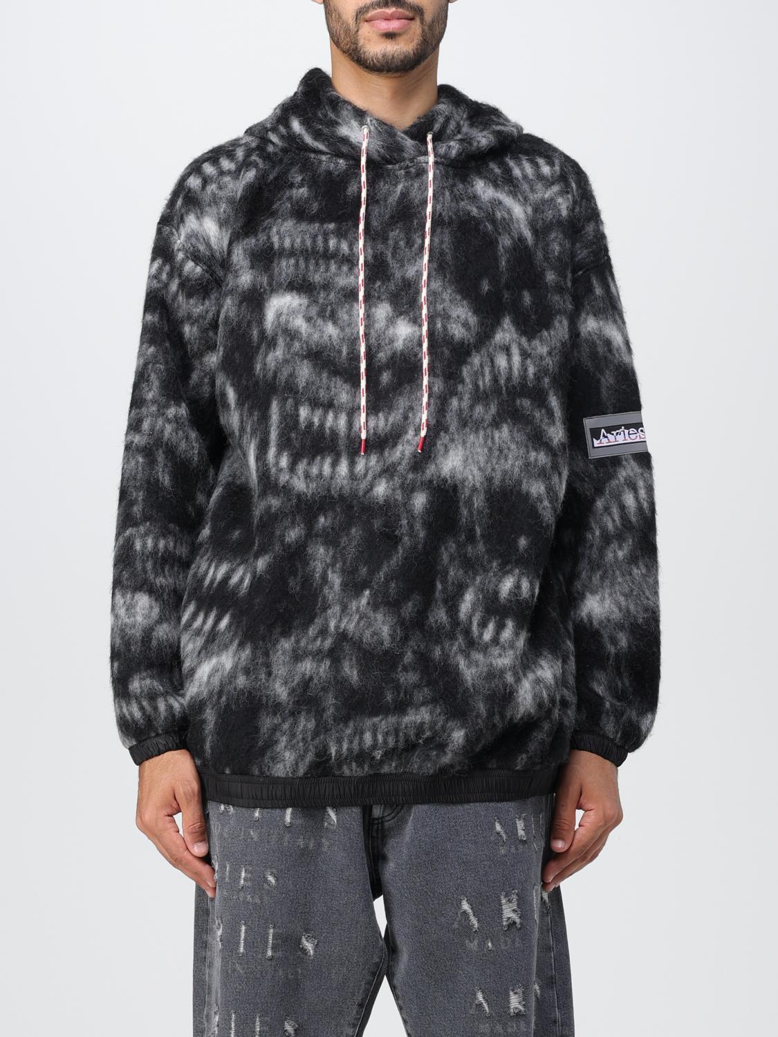ARIES SWEATSHIRT: Sweatshirt men Aries, Black - Img 1