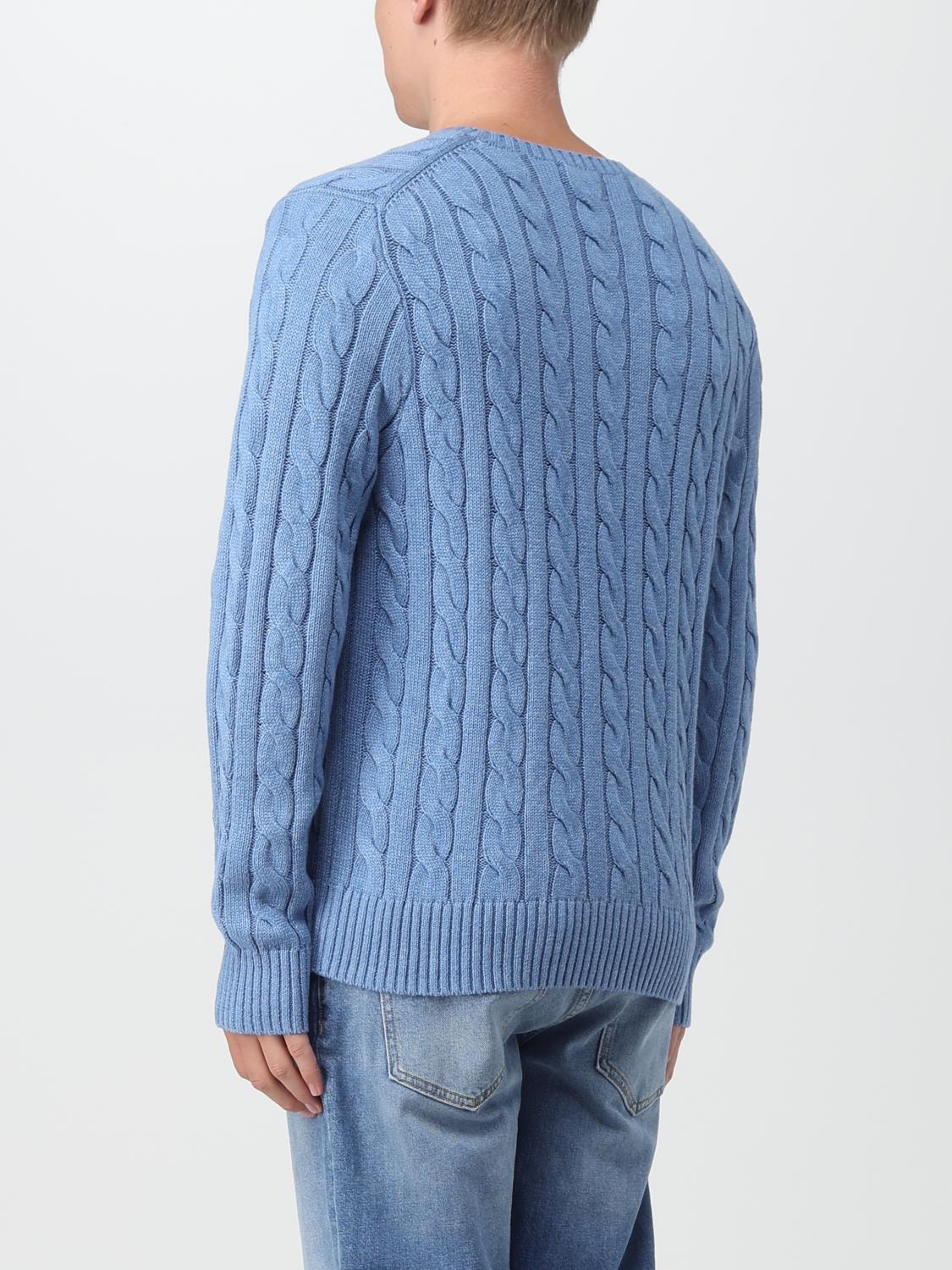 POLO RALPH LAUREN SWEATER: Sweater men Polo Ralph Lauren, Blue - Img 2