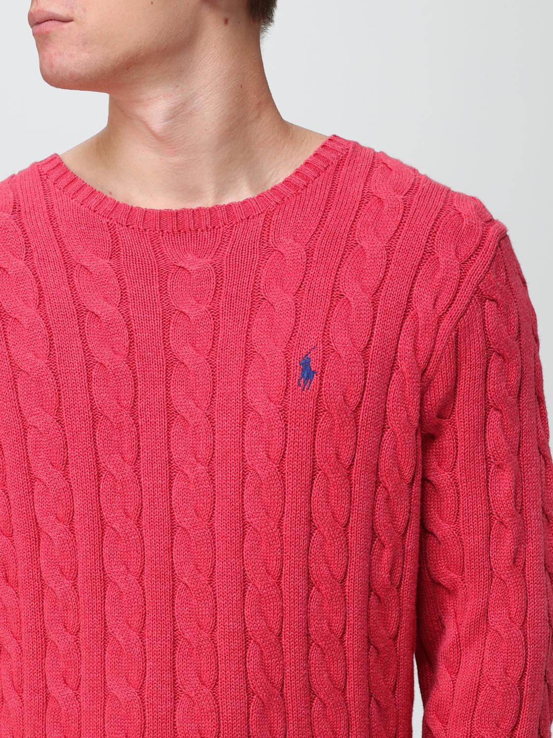 POLO RALPH LAUREN PULL: Pull homme Polo Ralph Lauren, Rouge - Img 3