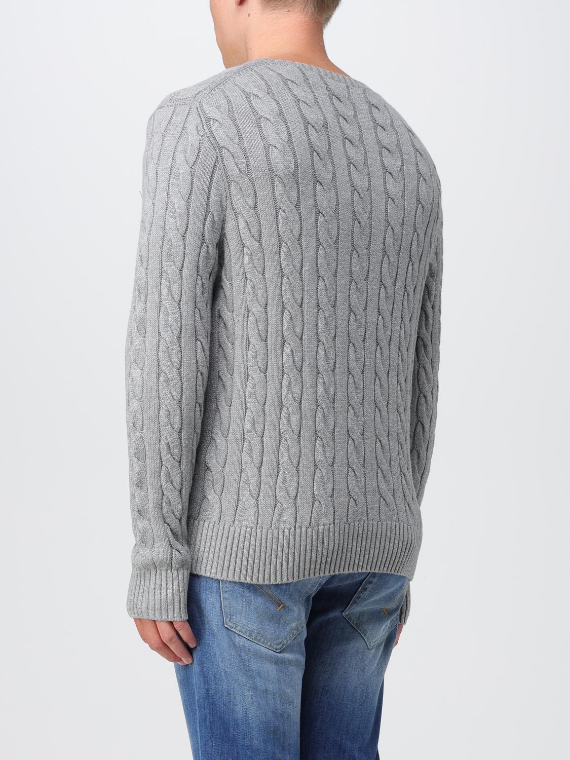 POLO RALPH LAUREN SWEATER: Sweater men Polo Ralph Lauren, Grey - Img 2