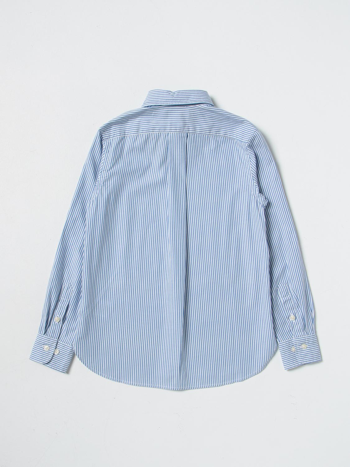 POLO RALPH LAUREN SHIRT: Shirt kids Polo Ralph Lauren, Blue - Img 2