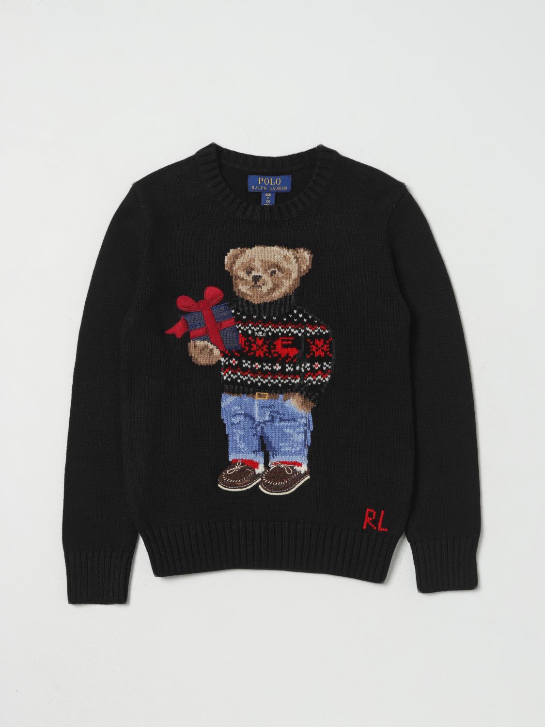 POLO RALPH LAUREN: Maglia bambino Nero Maglia Polo Ralph