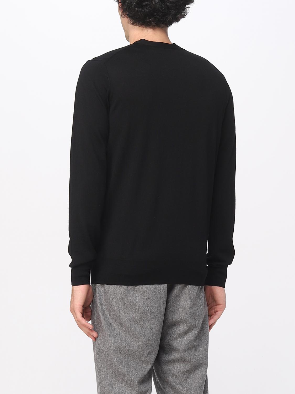 PAOLO PECORA PULL: Pull homme Paolo Pecora, Noir - Img 2