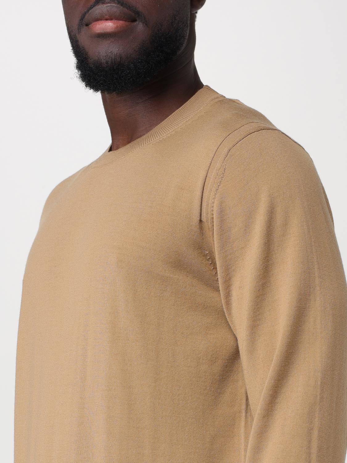 PAOLO PECORA PULL: Pull homme Paolo Pecora, Beige - Img 3