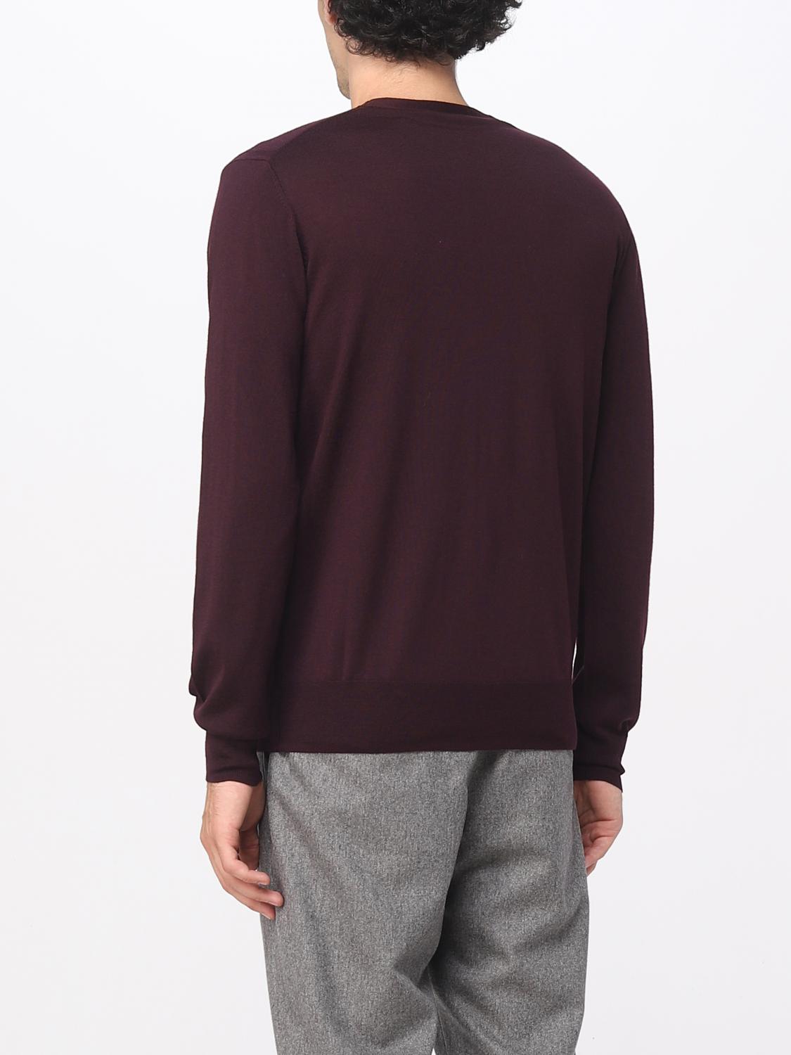 PAOLO PECORA PULL: Pull homme Paolo Pecora, Bordeaux - Img 2