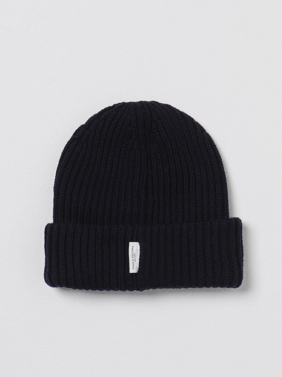 PAOLO PECORA HAT: Hat men Paolo Pecora, Black - Img 2