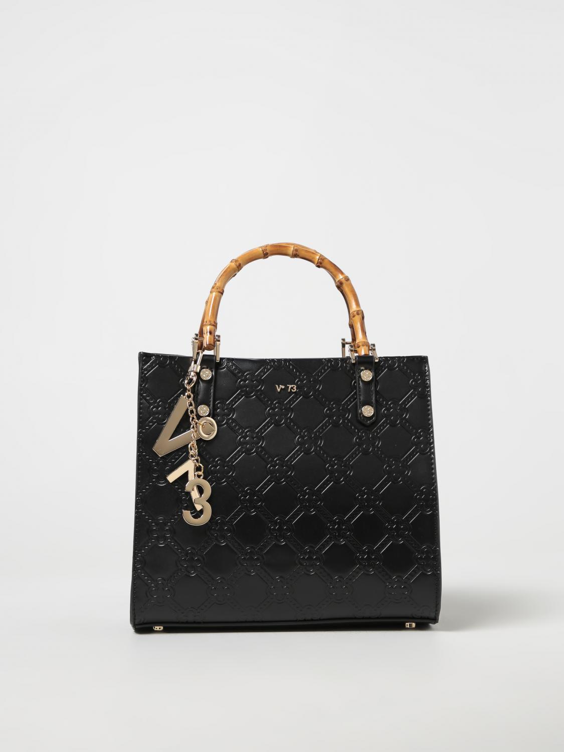 V73 HANDBAG: Shoulder bag woman V73, Black - Img 1