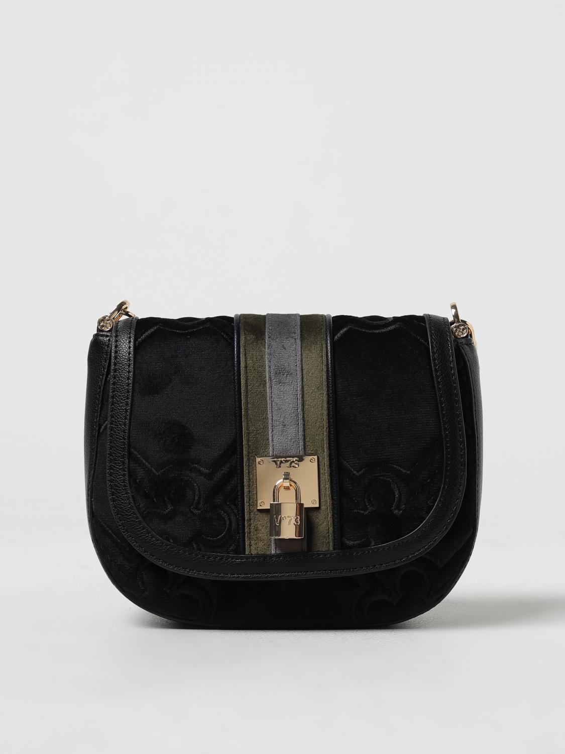 V73 BORSA A SPALLA: Borsa a spalla donna V73, Nero - Img 1