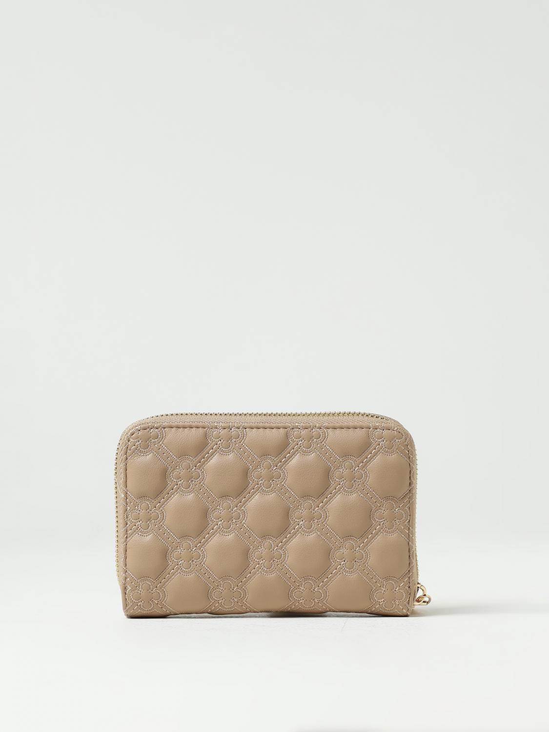 V73 PORTAFOGLIO: Portafoglio Eva V73 in pelle sintetica metalassé, Tortora - Img 3