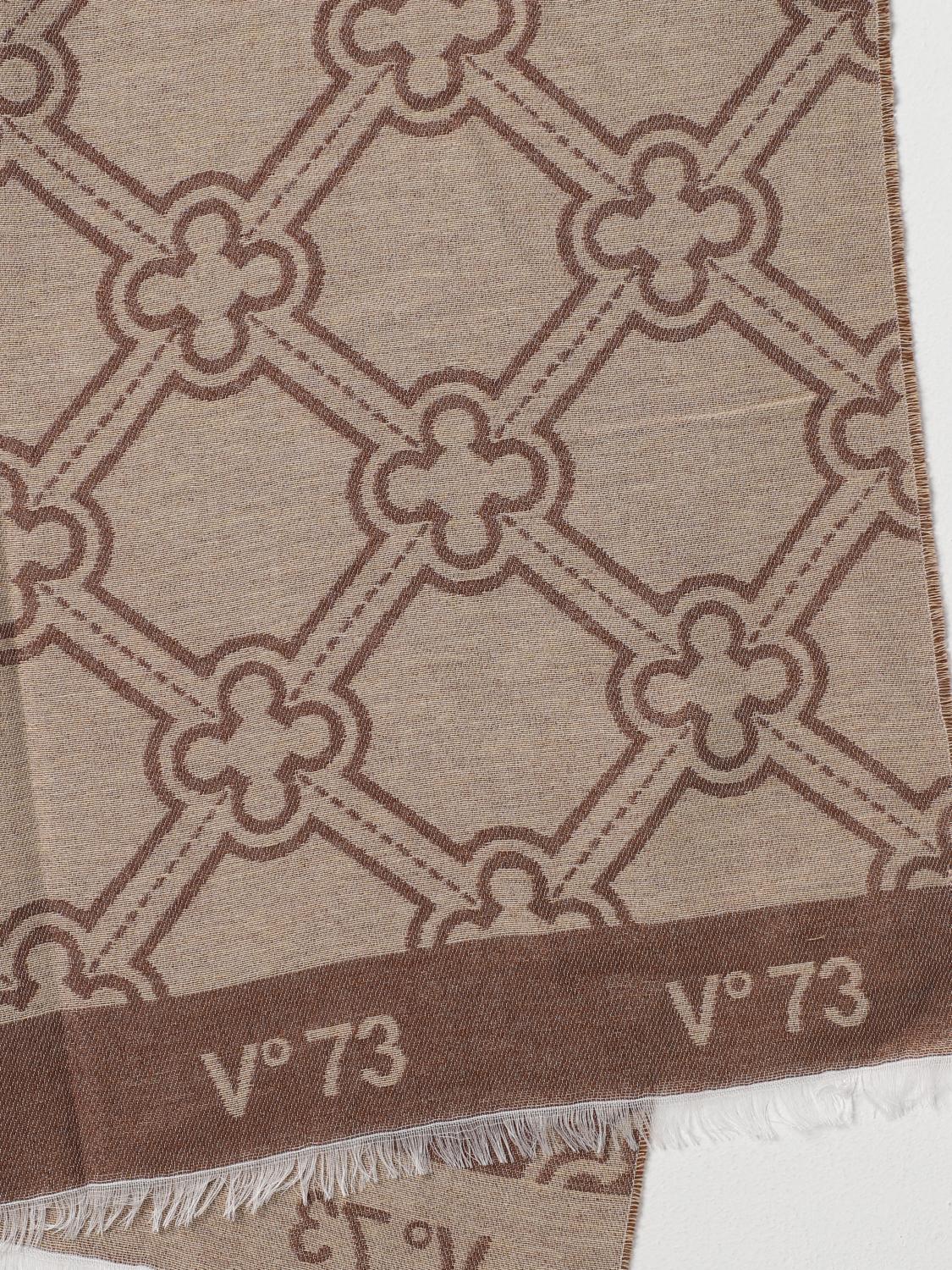 V73 SCIARPA: Sciarpa V73 in misto cotone, Naturale - Img 3