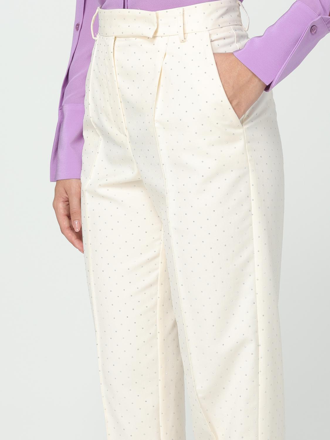 SIMONA CORSELLINI TROUSERS: Trousers woman Simona Corsellini, Ivory - Img 3