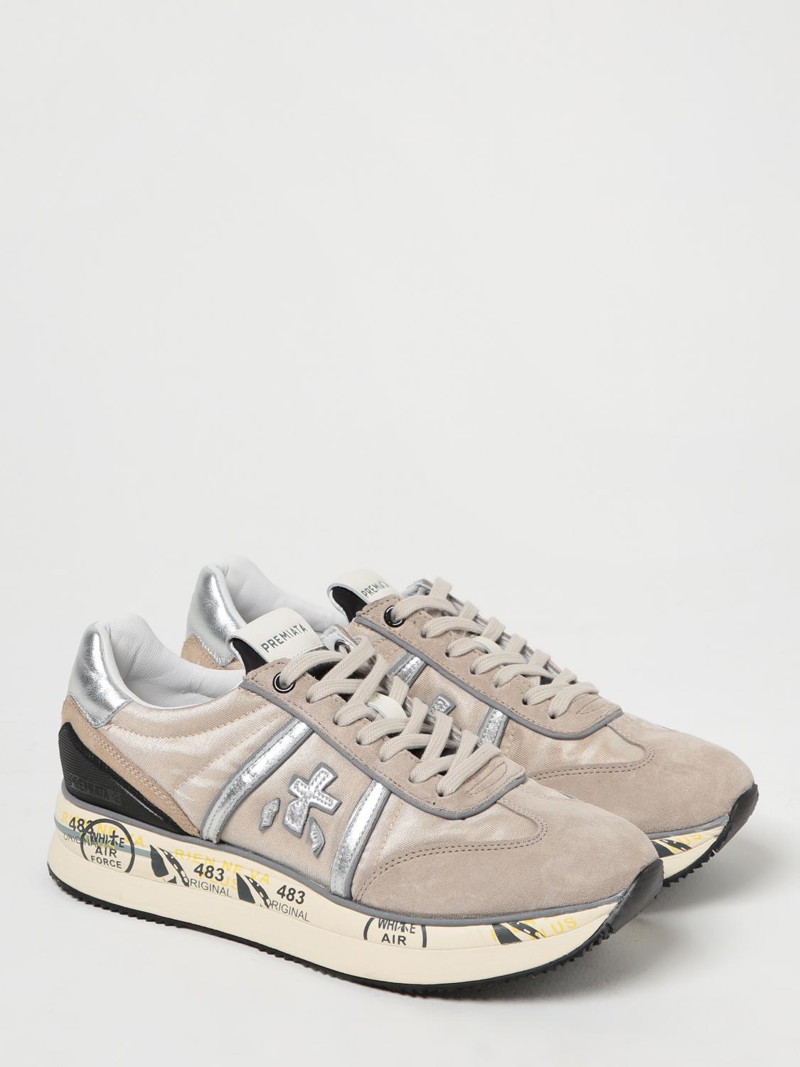 スニーカー PREMIATA Women Sneakers 419648 CONNY Beige PREMIATA: Sneakers woman - Beige | Premiata sneakers CONNY
