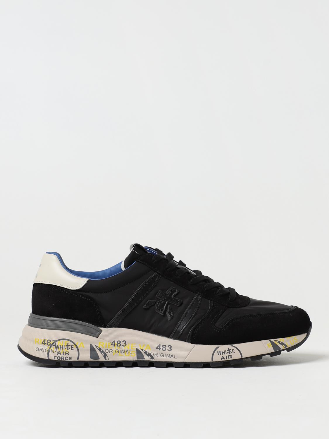 PREMIATA: Sneakers herren Schwarz Premiata Sneakers LANDER