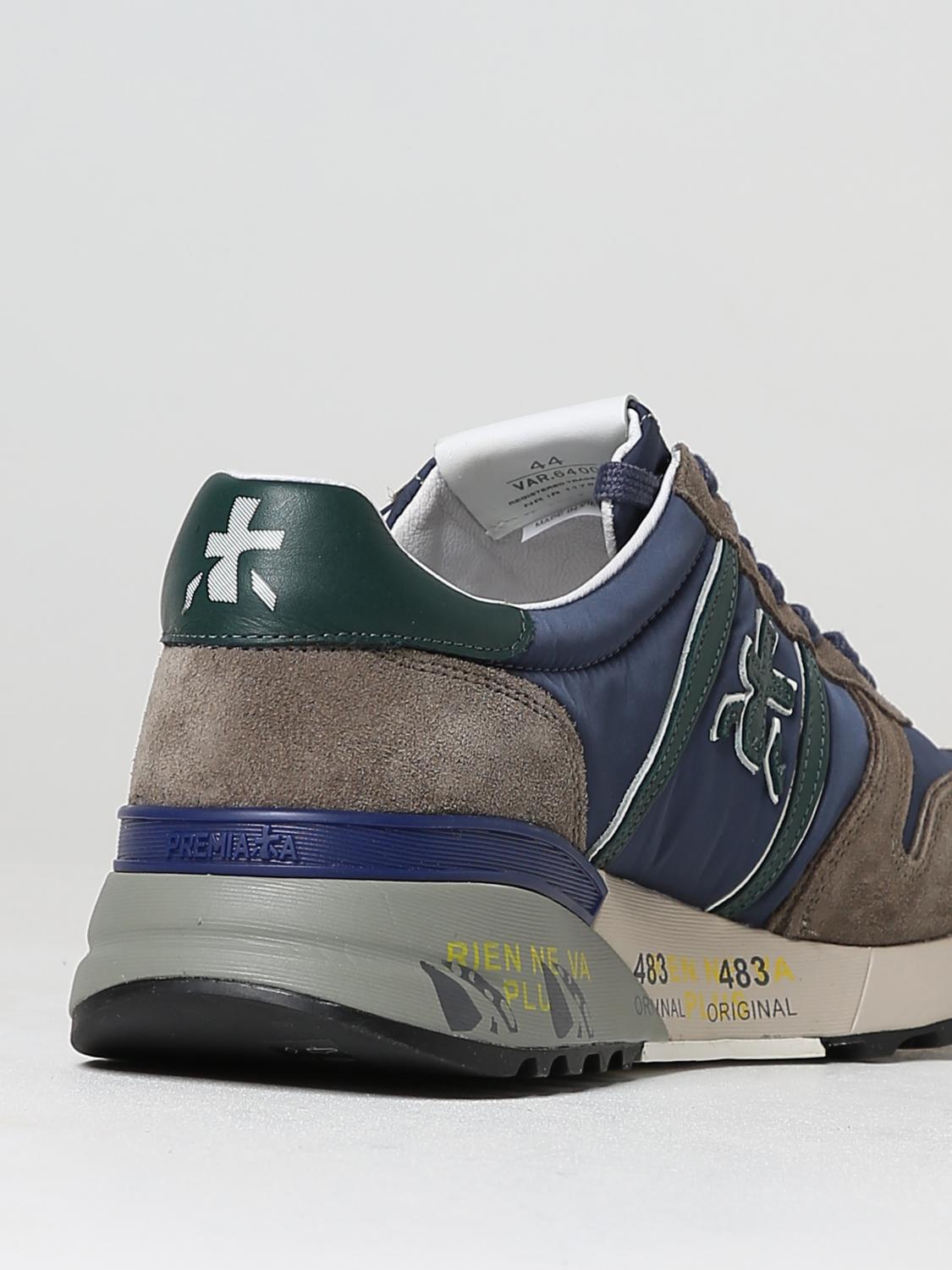 PREMIATA BASKETS: Baskets homme Premiata, Vert - Img 3