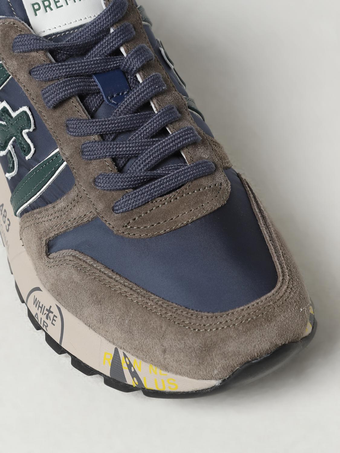 PREMIATA BASKETS: Baskets homme Premiata, Vert - Img 4