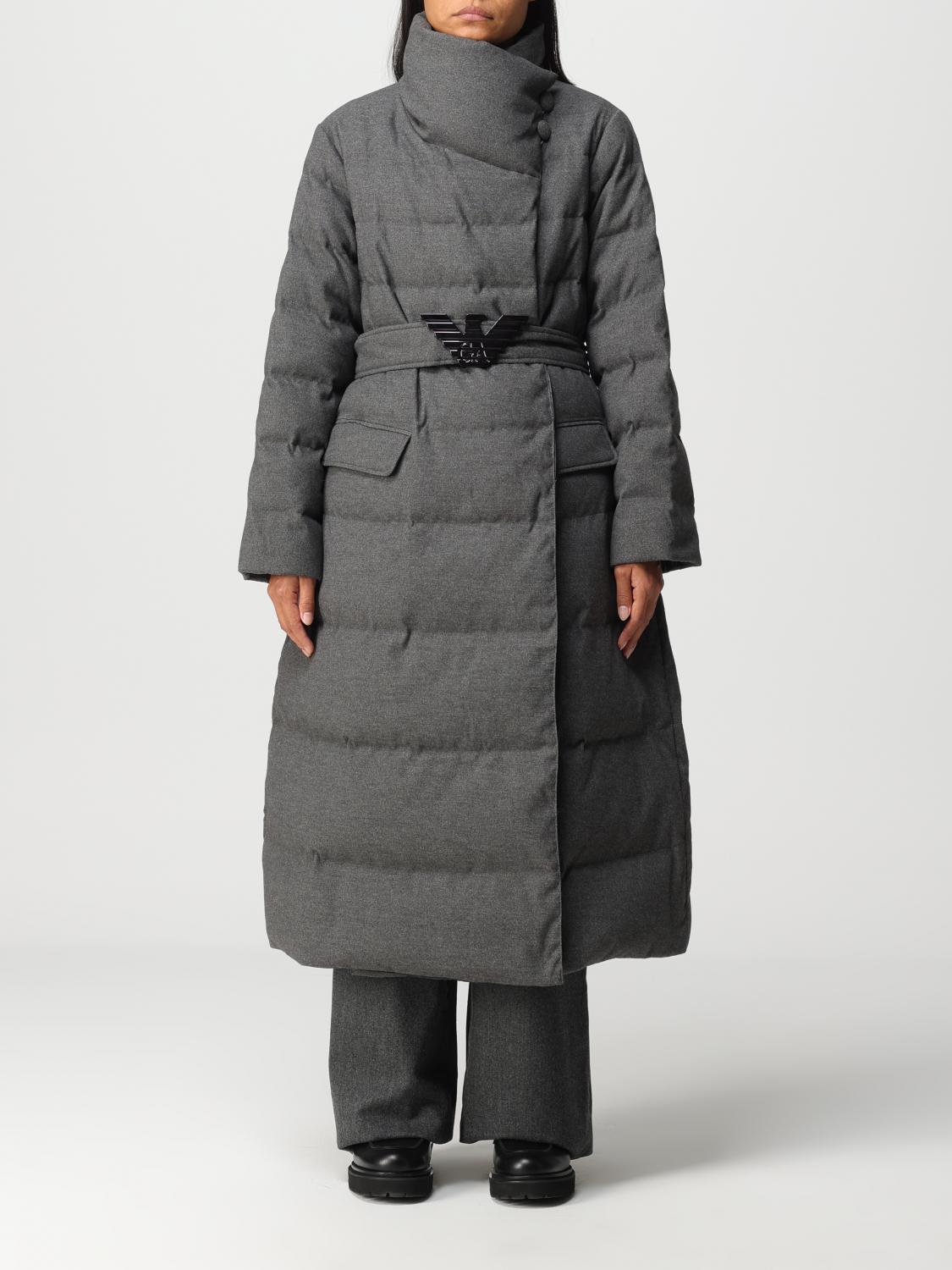 EMPORIO ARMANI: Jacket woman - Grey | Emporio Armani jacket