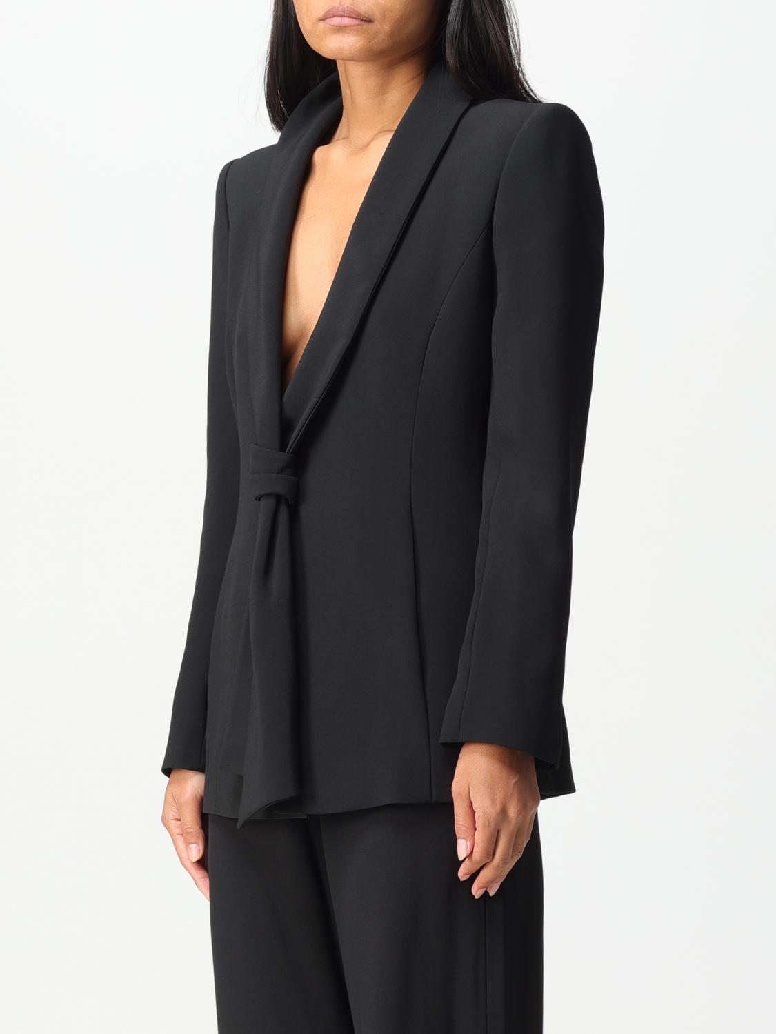 EMPORIO ARMANI CHAQUETA: Americana mujer Emporio Armani, Negro - Img 4