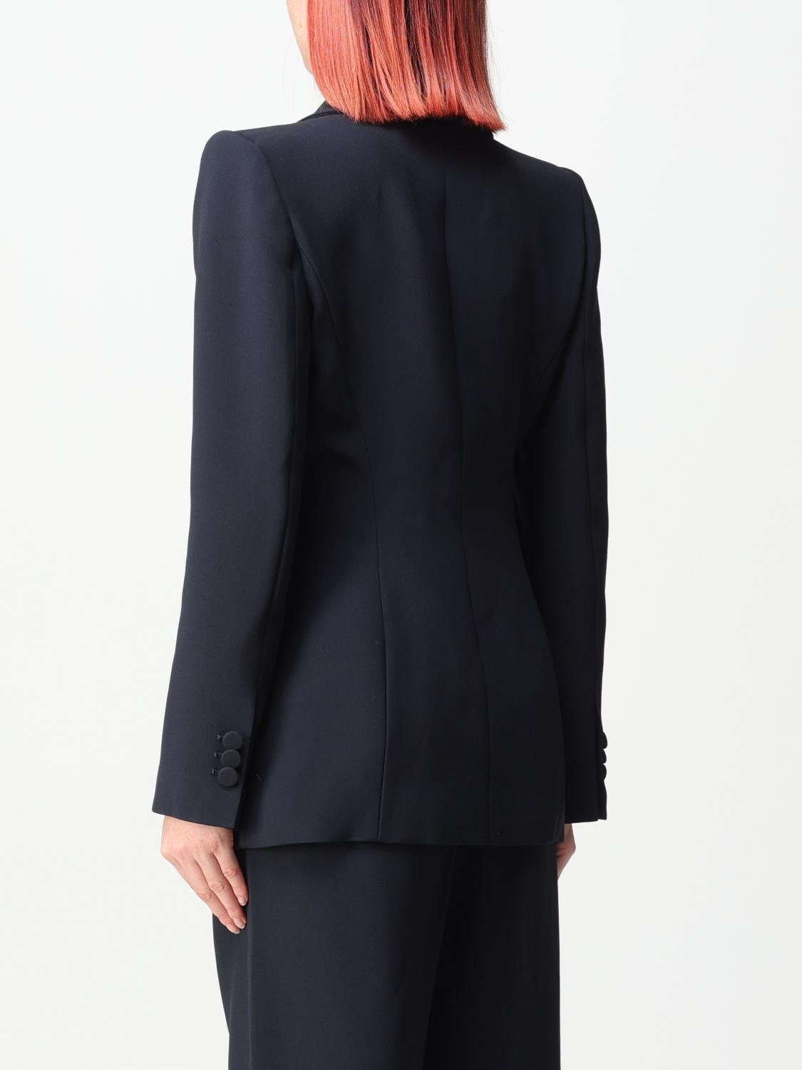 EMPORIO ARMANI CHAQUETA: Americana mujer Emporio Armani, Azul Oscuro - Img 3