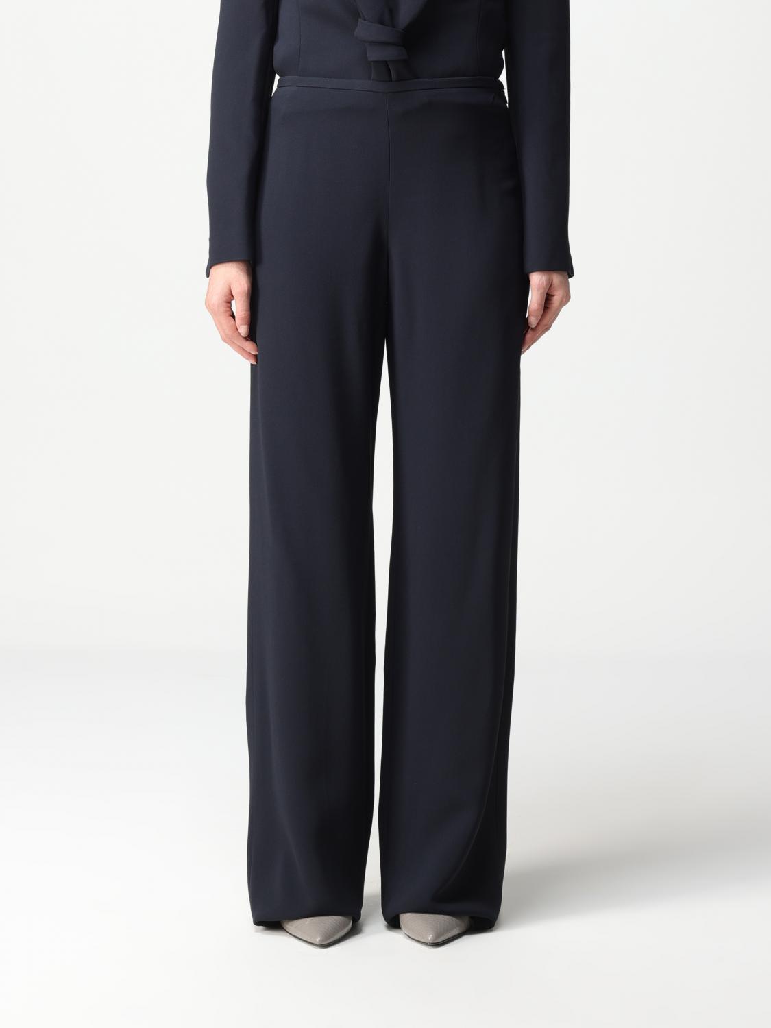 EMPORIO ARMANI PANTALONES: Pantalón mujer Emporio Armani, Azul Oscuro - Img 1