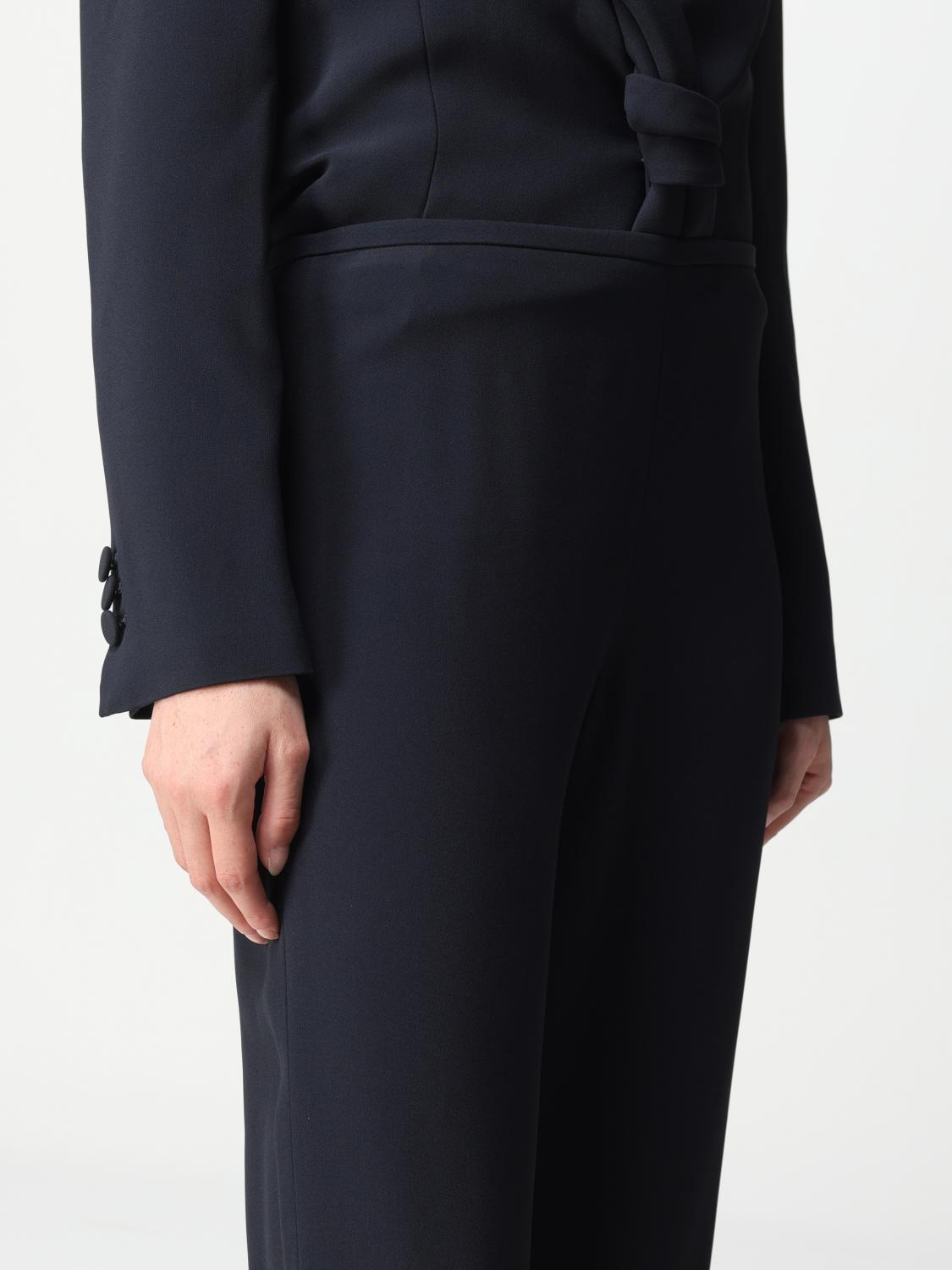 EMPORIO ARMANI PANTALONES: Pantalón mujer Emporio Armani, Azul Oscuro - Img 3