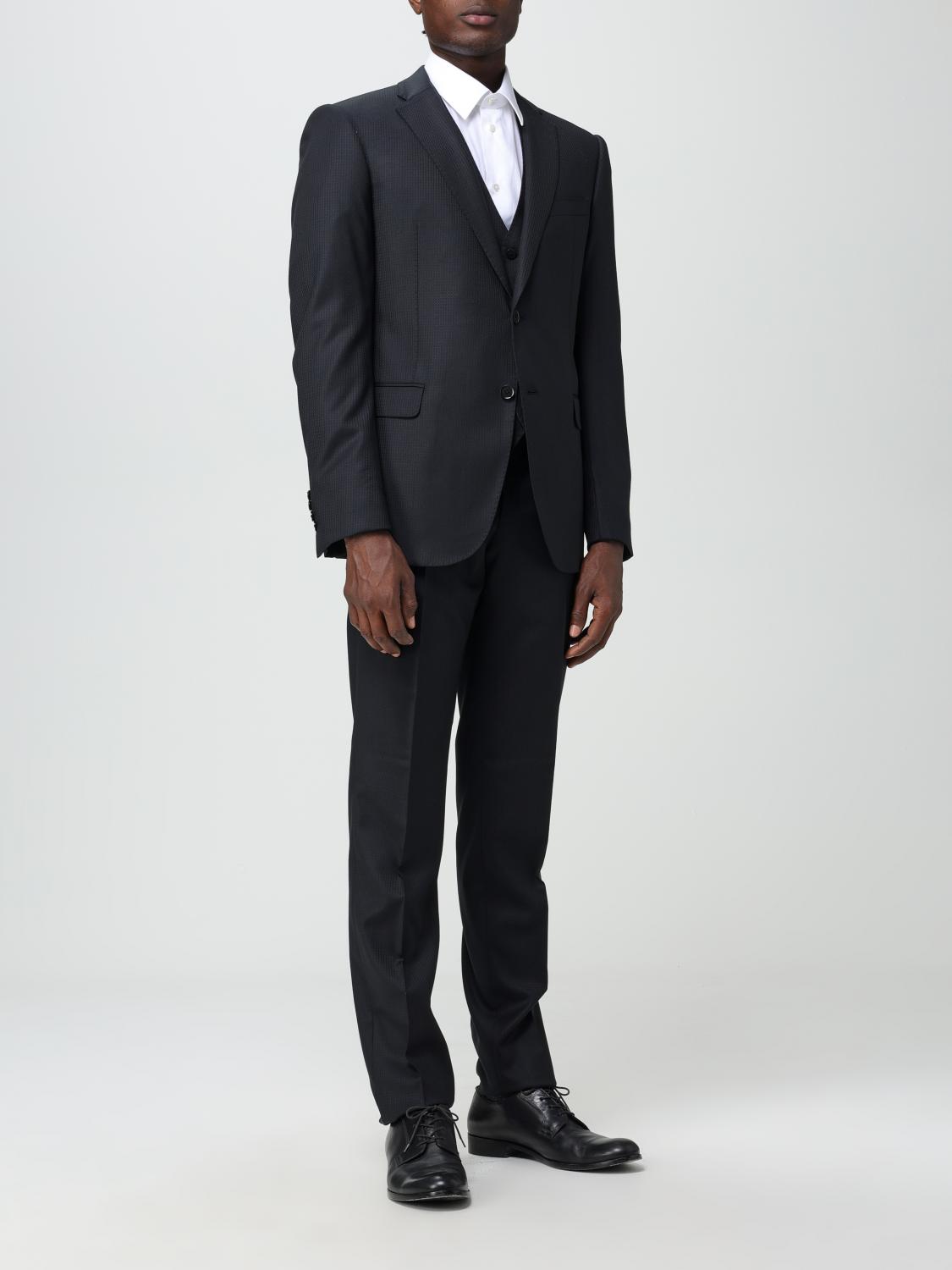 EMPORIO ARMANI SUIT: Suit men Emporio Armani, Black - Img 2