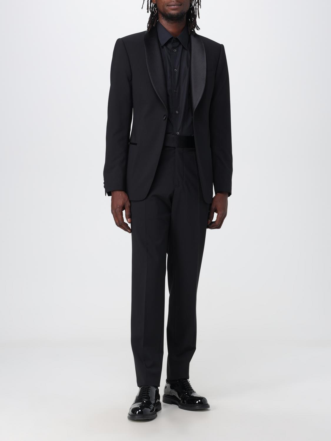 EMPORIO ARMANI SUIT: Suit men Emporio Armani, Black - Img 2