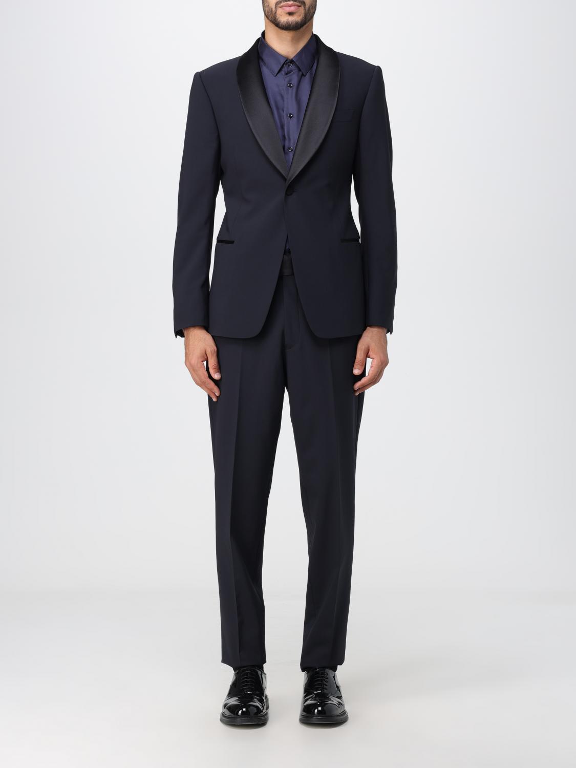 EMPORIO ARMANI SUIT: Suit men Emporio Armani, Blue - Img 1