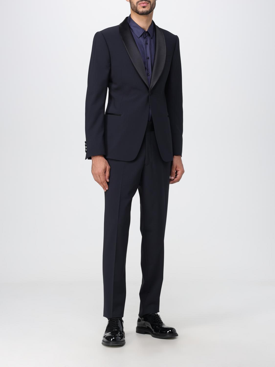 EMPORIO ARMANI SUIT: Suit men Emporio Armani, Blue - Img 2