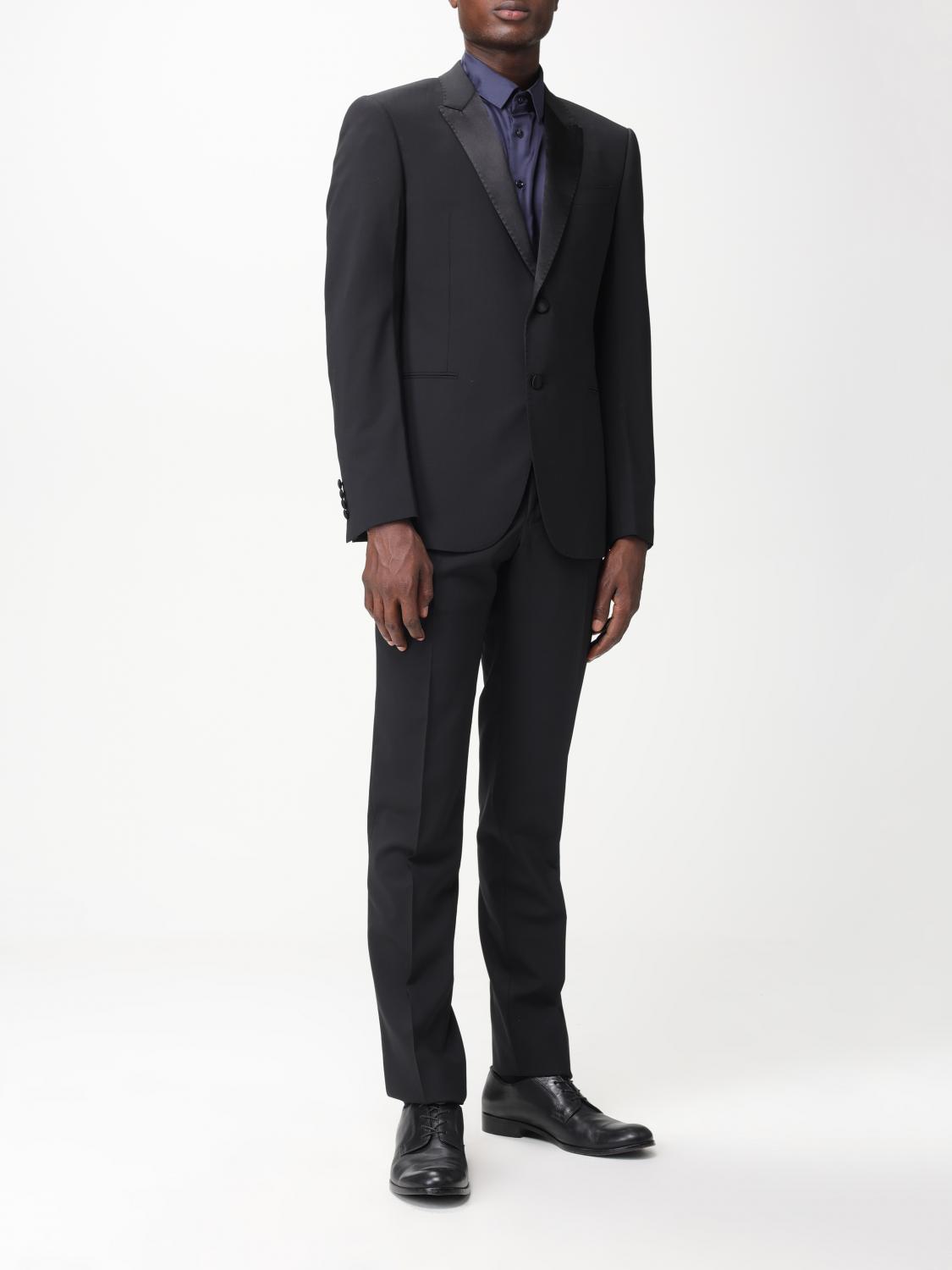 EMPORIO ARMANI SUIT: Suit men Emporio Armani, Black - Img 2