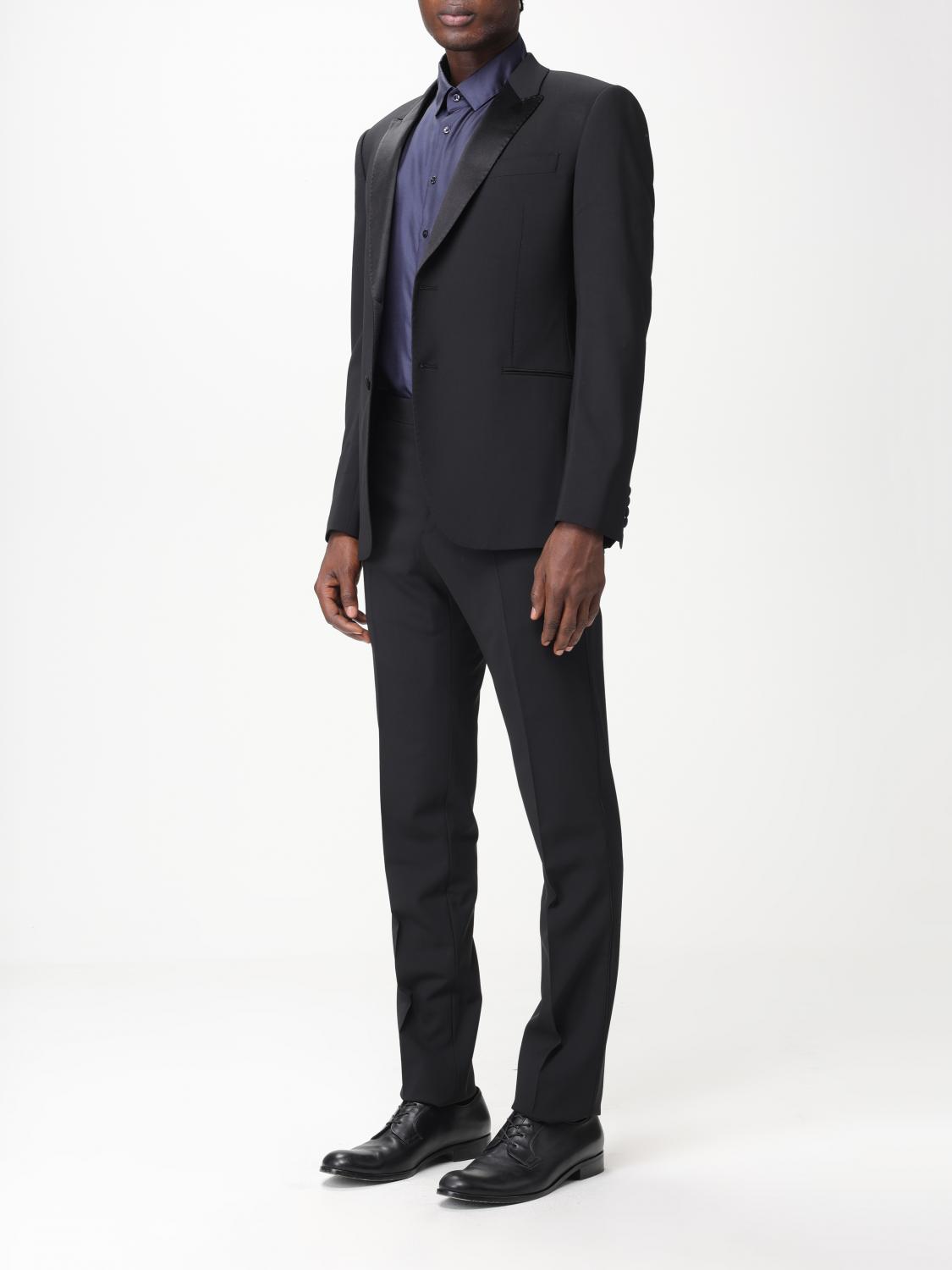 EMPORIO ARMANI SUIT: Suit men Emporio Armani, Black - Img 4