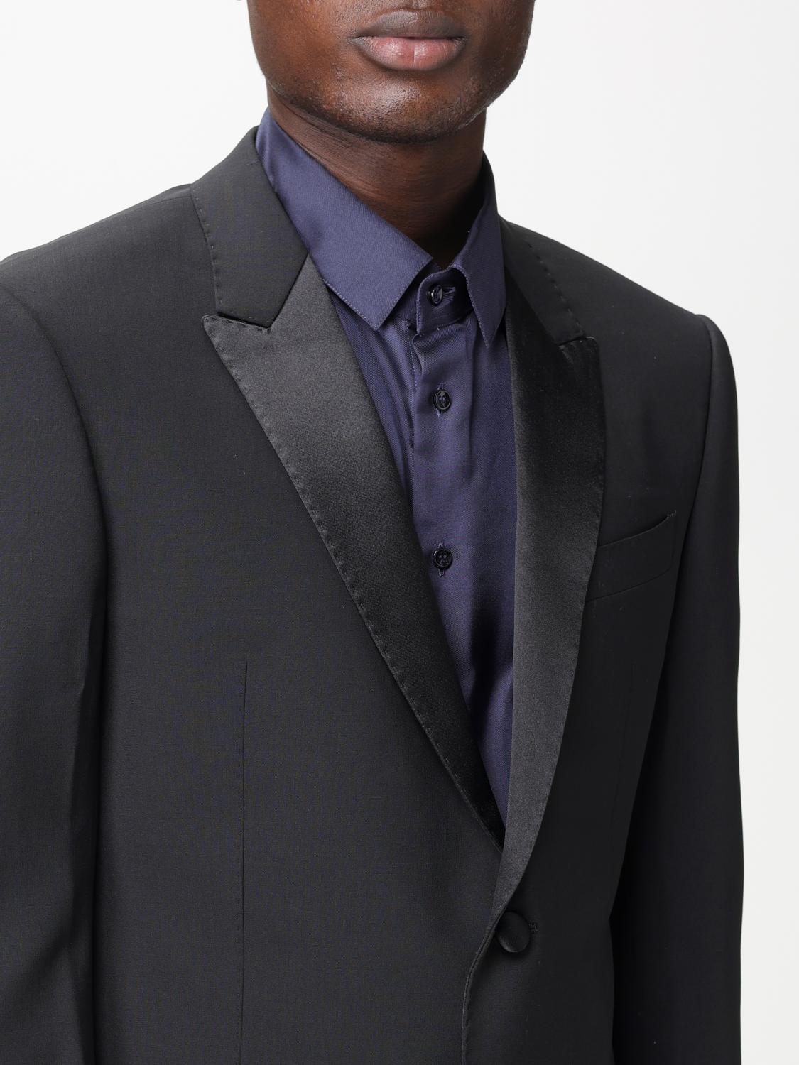 EMPORIO ARMANI SUIT: Suit men Emporio Armani, Black - Img 5