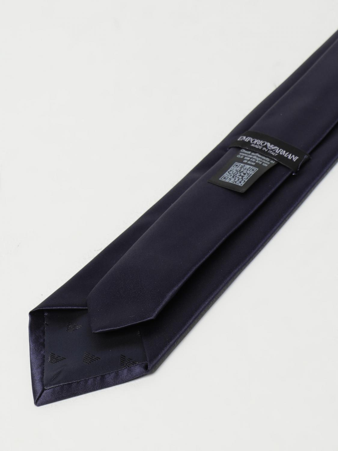 EMPORIO ARMANI TIE: Emporio Armani silk tie, Blue - Img 2