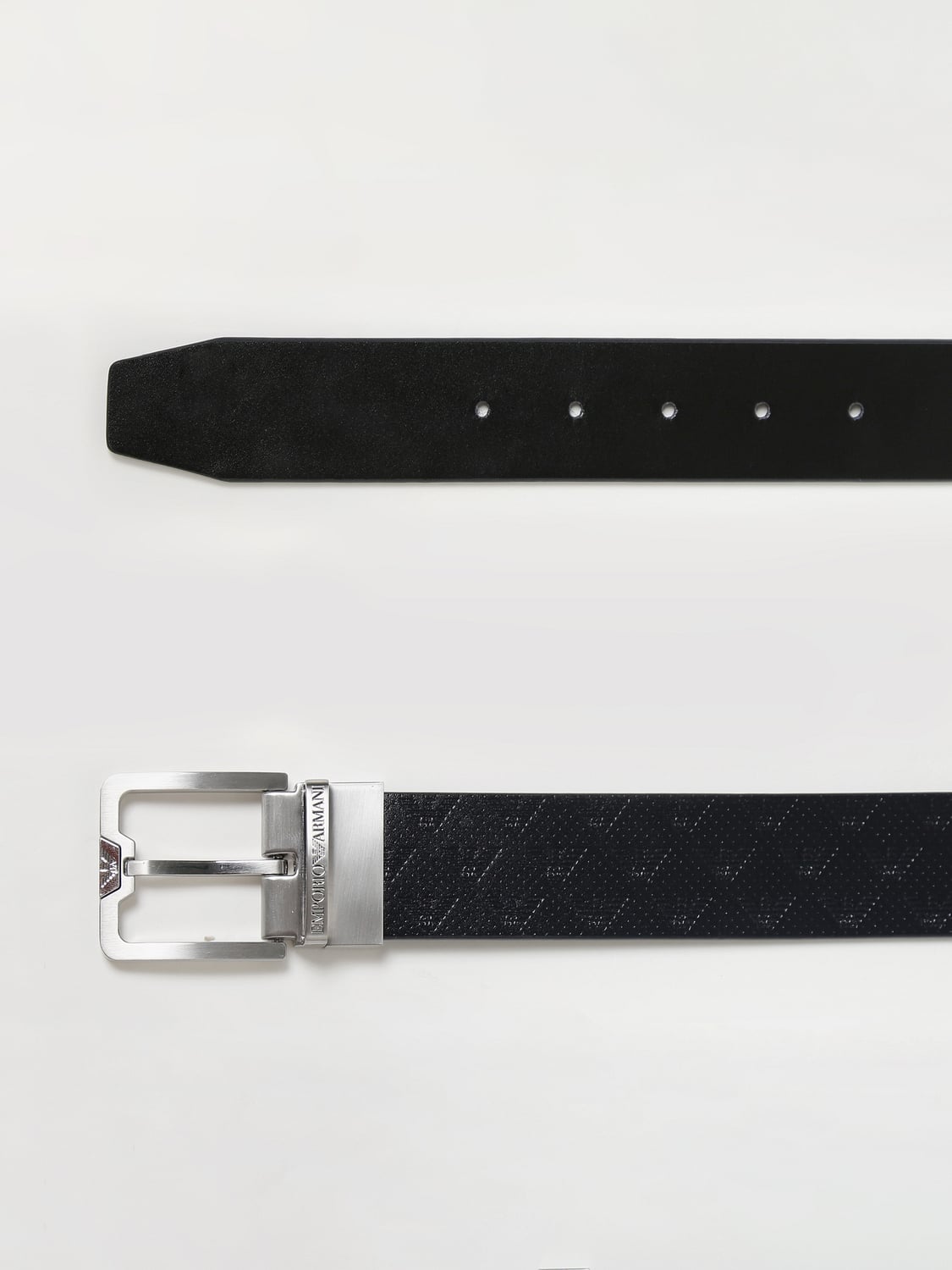EMPORIO ARMANI GÜRTEL: Gürtel herren Emporio Armani, Blau - Img 3