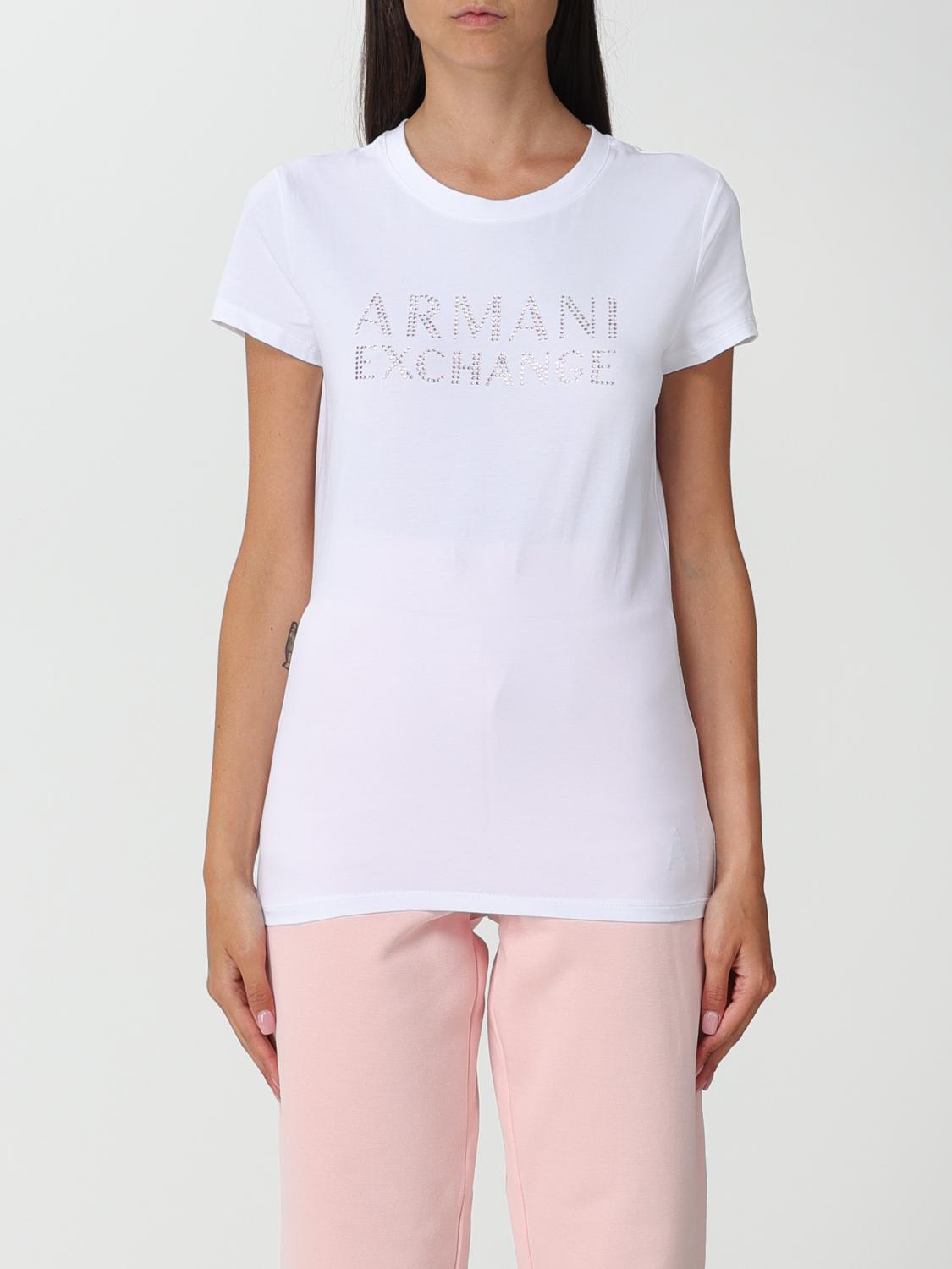 Armani Exchange T-shirt woman - White | 6RYT36YJC7Z | GIGLIO.COM